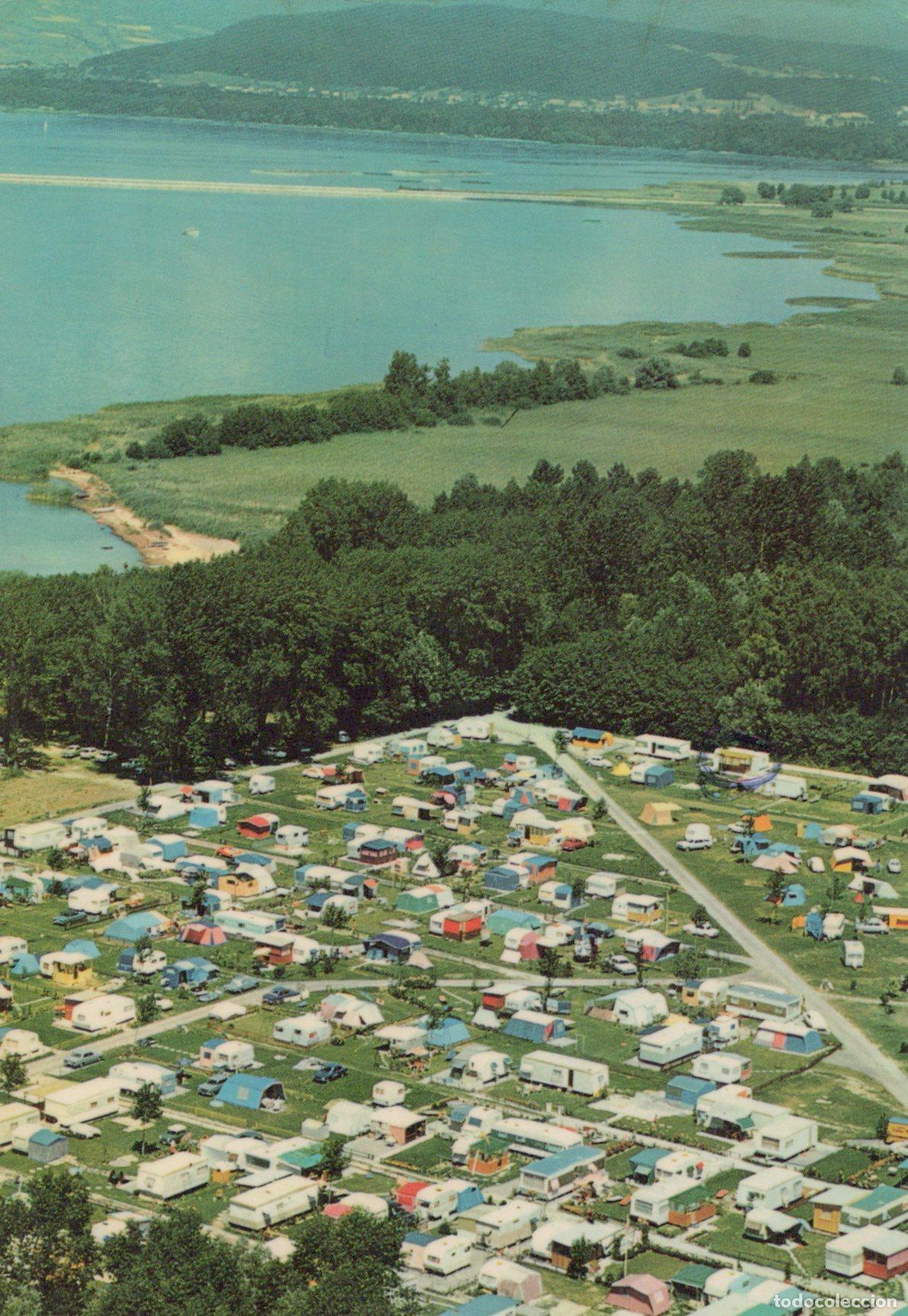 Postcards: Switzerland Cudrefin Camping on Lake Neuchatel *YAK625