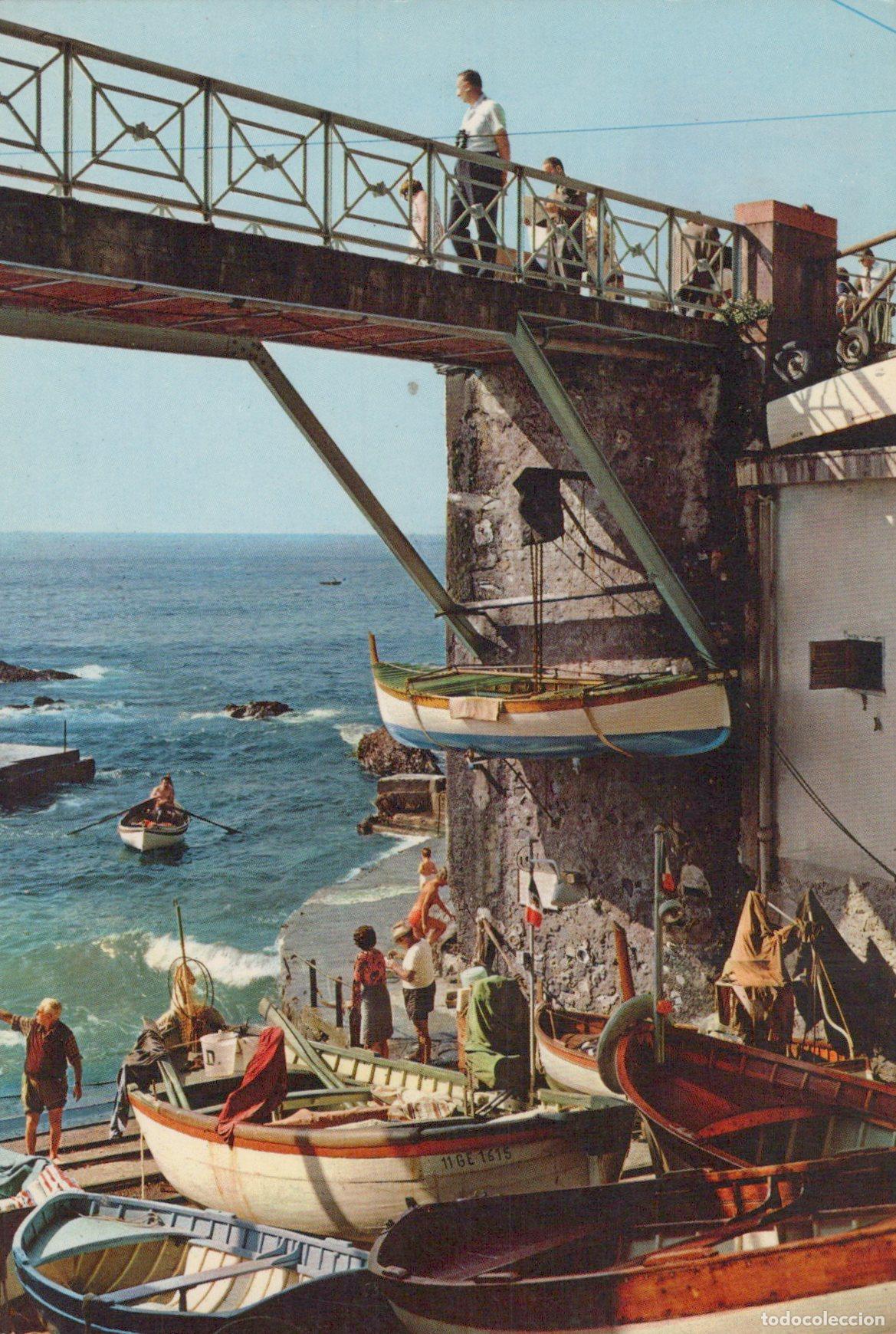 Cartes Postales: Italy Genova Nervi Scorcio Passeggiata Mare Barche Posted *YAK917