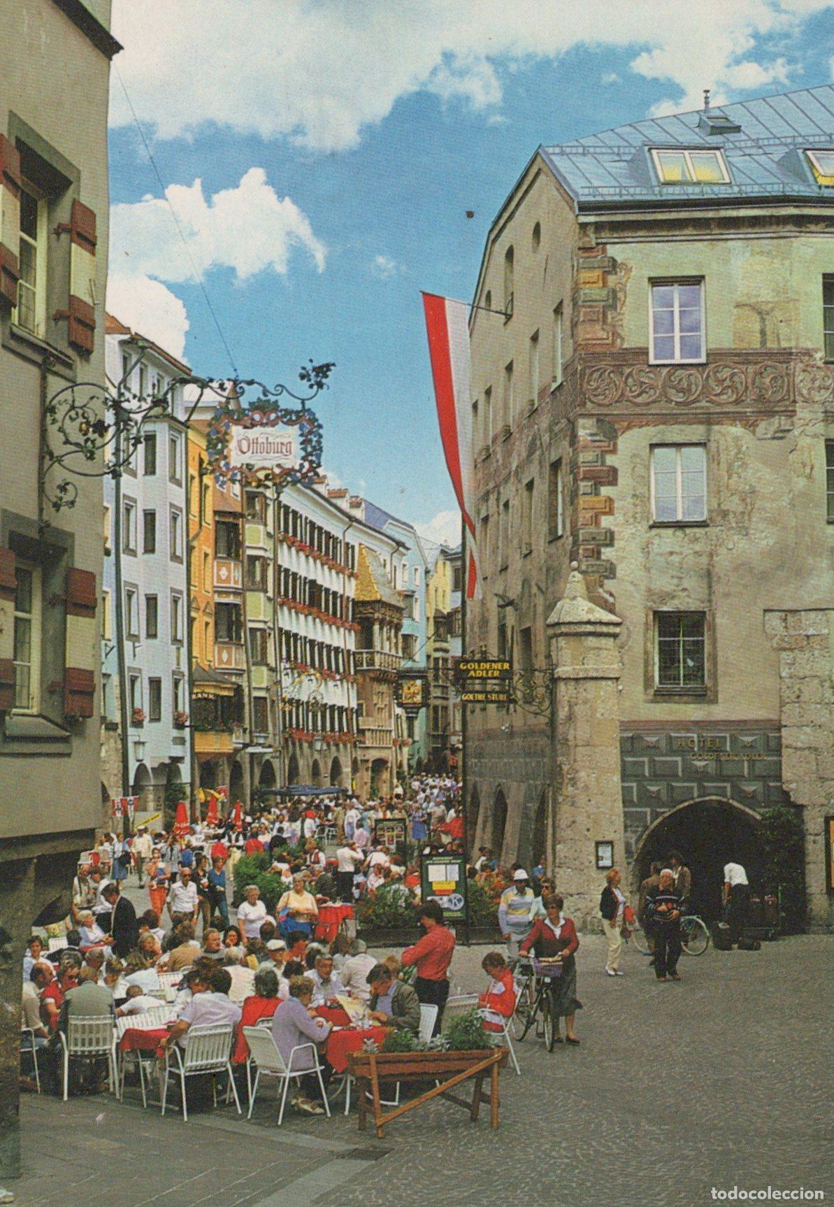 Postkarten: Austria Innsbruck Tirol Altstadt Herzog Friedrich Strae mit Unposted *YAK923