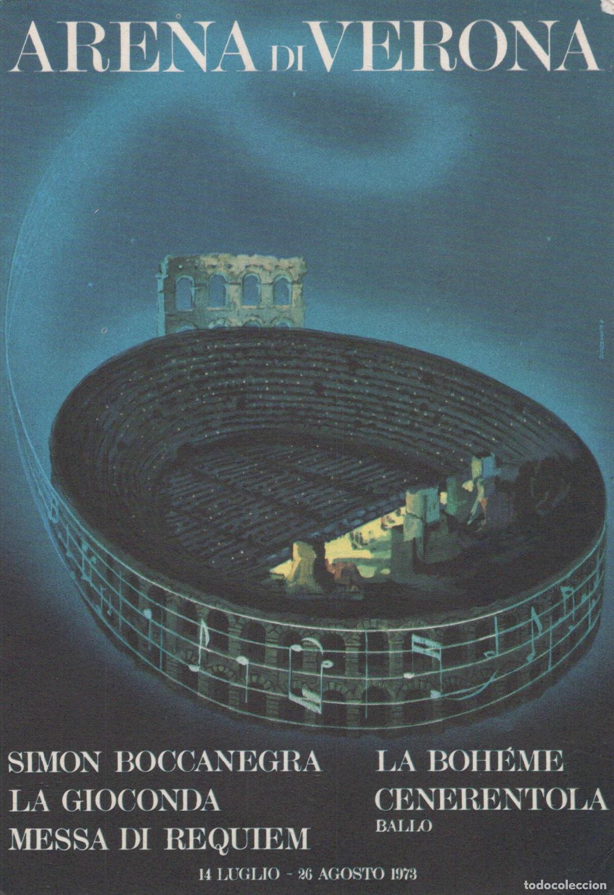 Postcards: Italy Verona Arena Opera Festival 1973 *YAK951