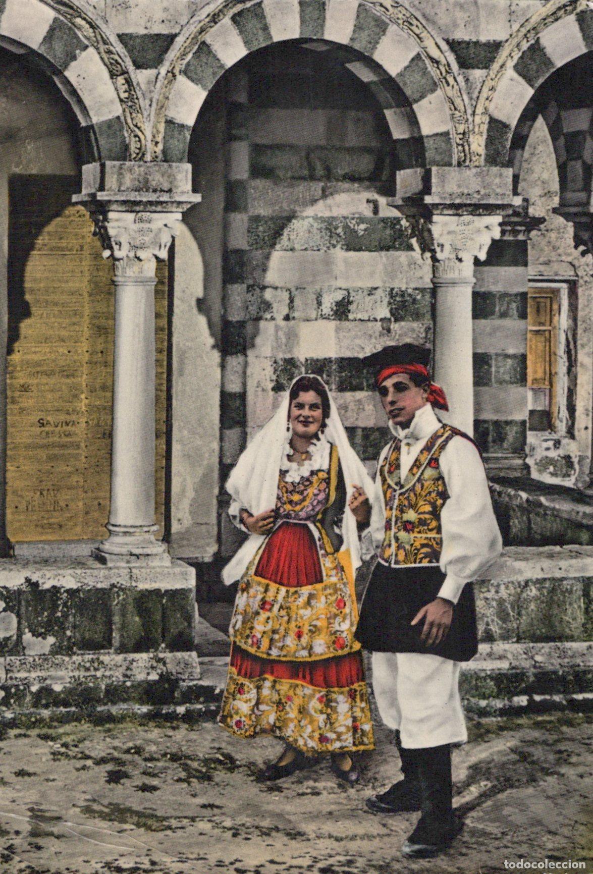 Postales: Italy Quartu S Elena Costumi Sardi People Posted *YAK679