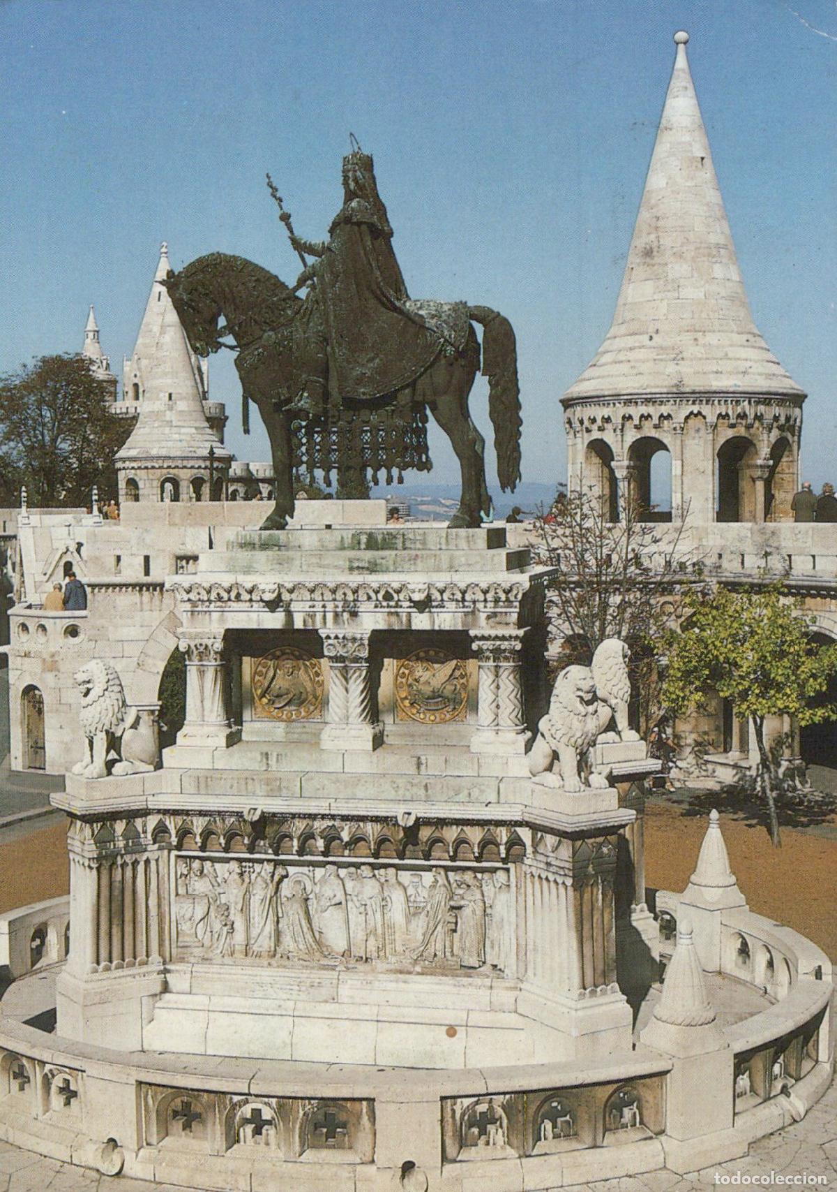 Postcards: Hungary Budapest Fishermen S Bastion St Stephen S Statue Architecture *YAK968
