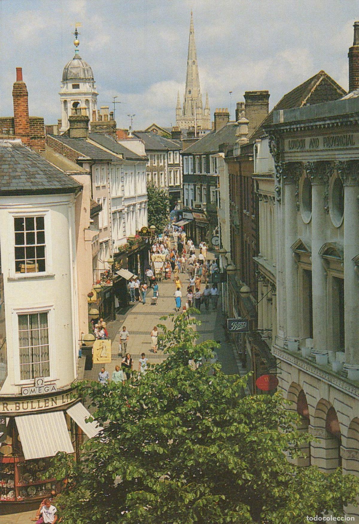 Postkarten: United Kingdom Norwich London Street City View *YAK977