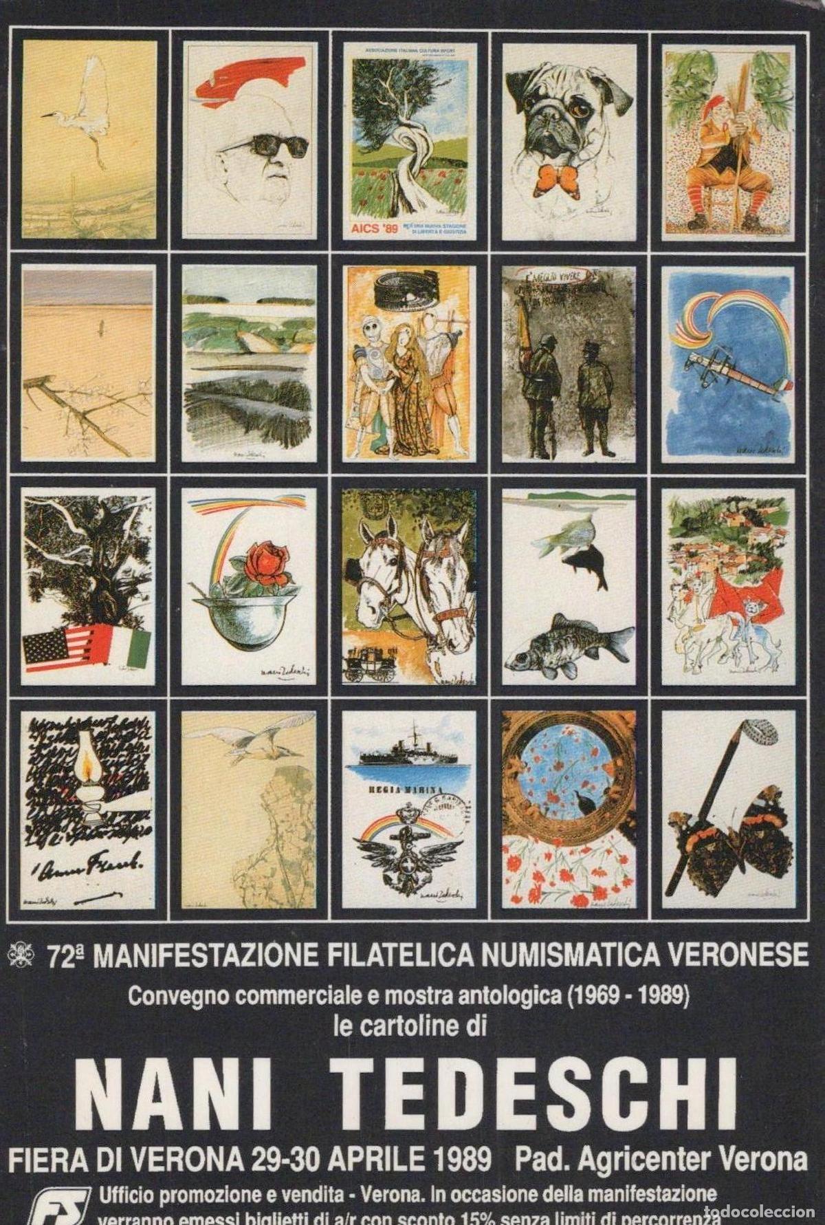 Postkarten: Italy Verona Manifestazione Filatelica Numismatica Nani Tedeschi *YAK675