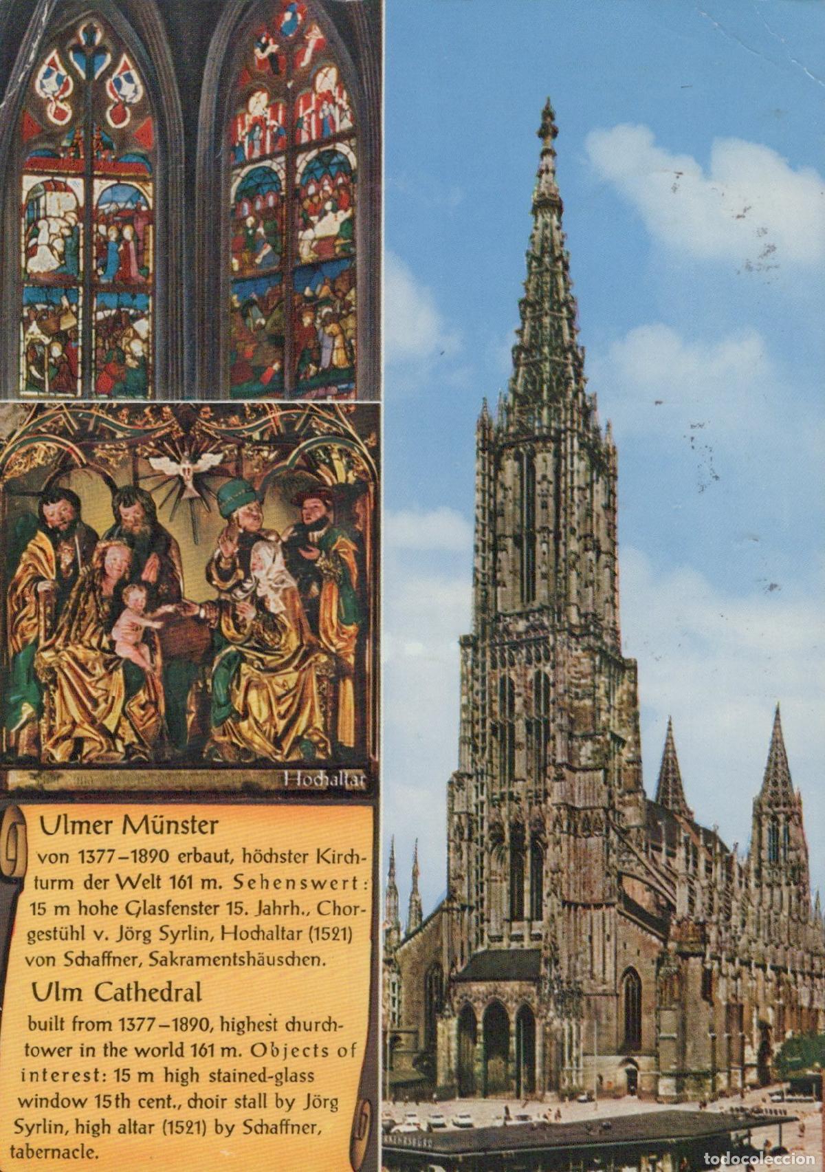 Cartoline: Germany Ulm Ulmer Munster Cathedral Architektur *YAK684