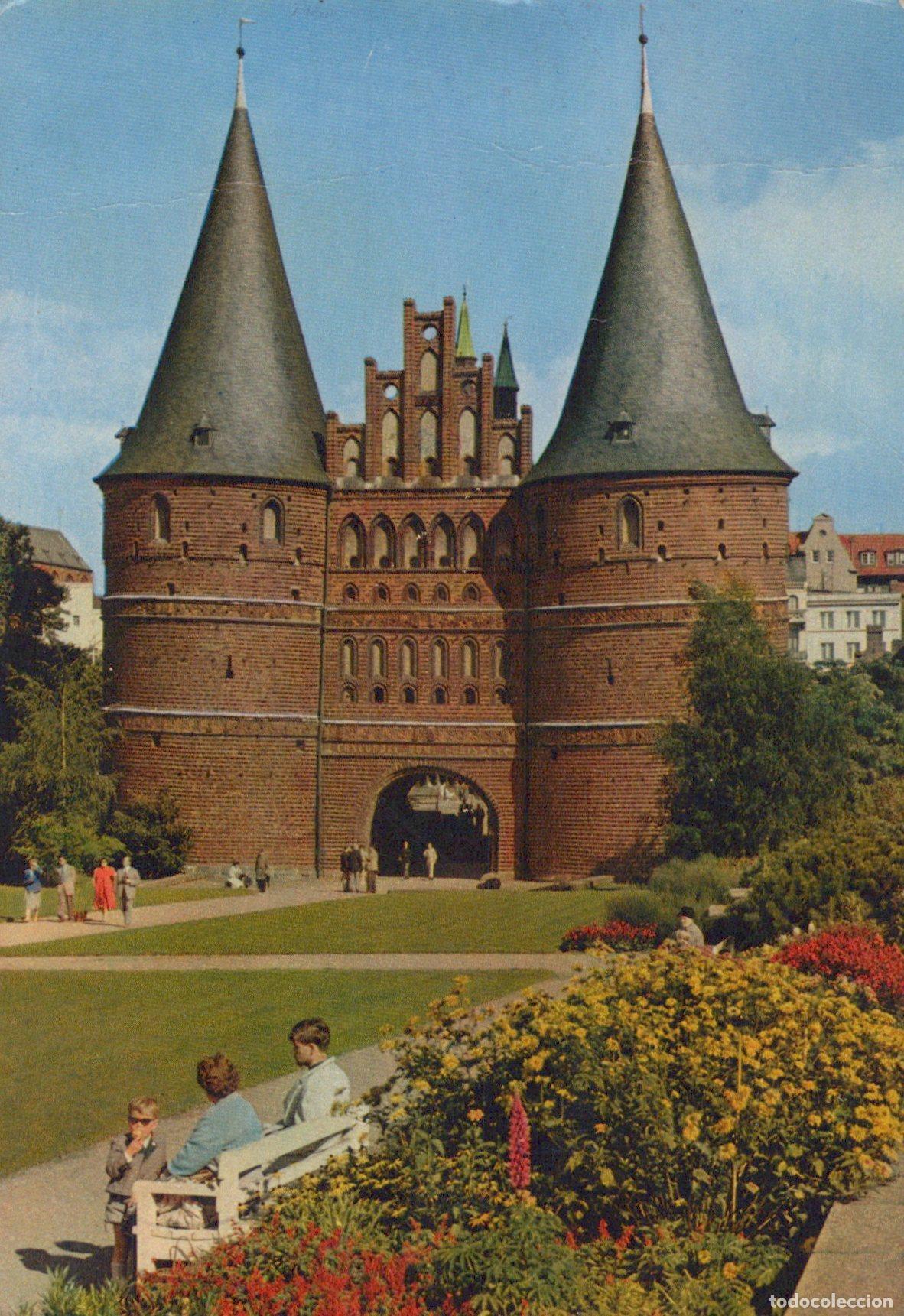 Cartoline: Germany Lubeck Holstentor Architektur *YAK689