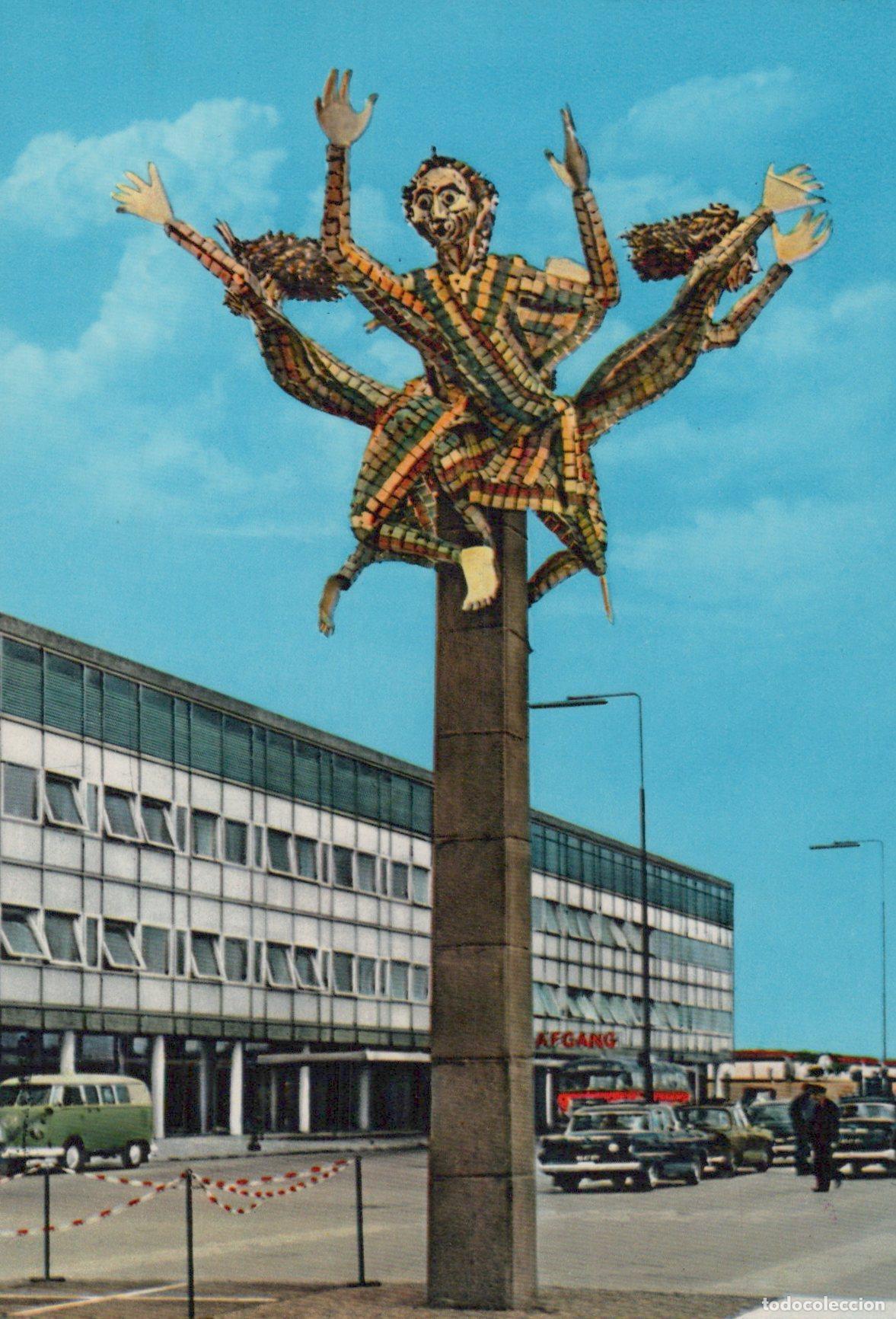 Cartes Postales: Denmark Copenhagen Kastrup Airport Four Winds Sculpture *YAK690