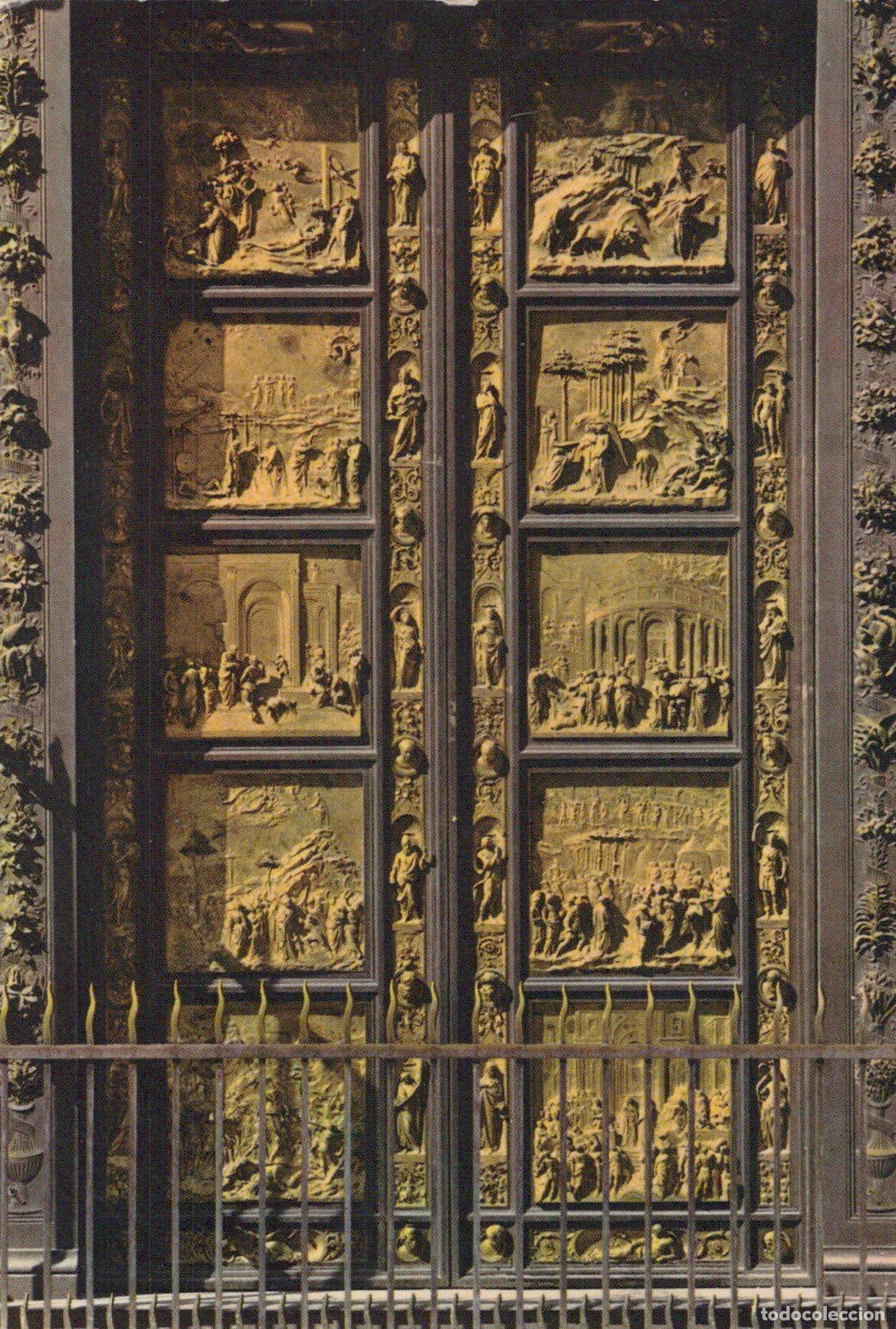 Cartoline: Italy Florence Battistero Porta Paradiso Ghiberti Architecture *YAK704