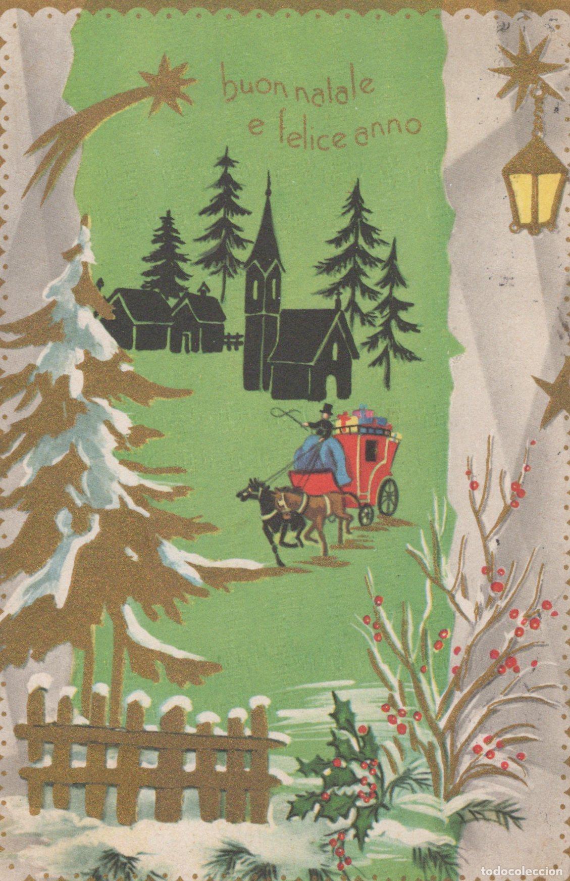 Postales: Italy Savona Landscape Invernale Con Church Carrozza Posted *YAK700