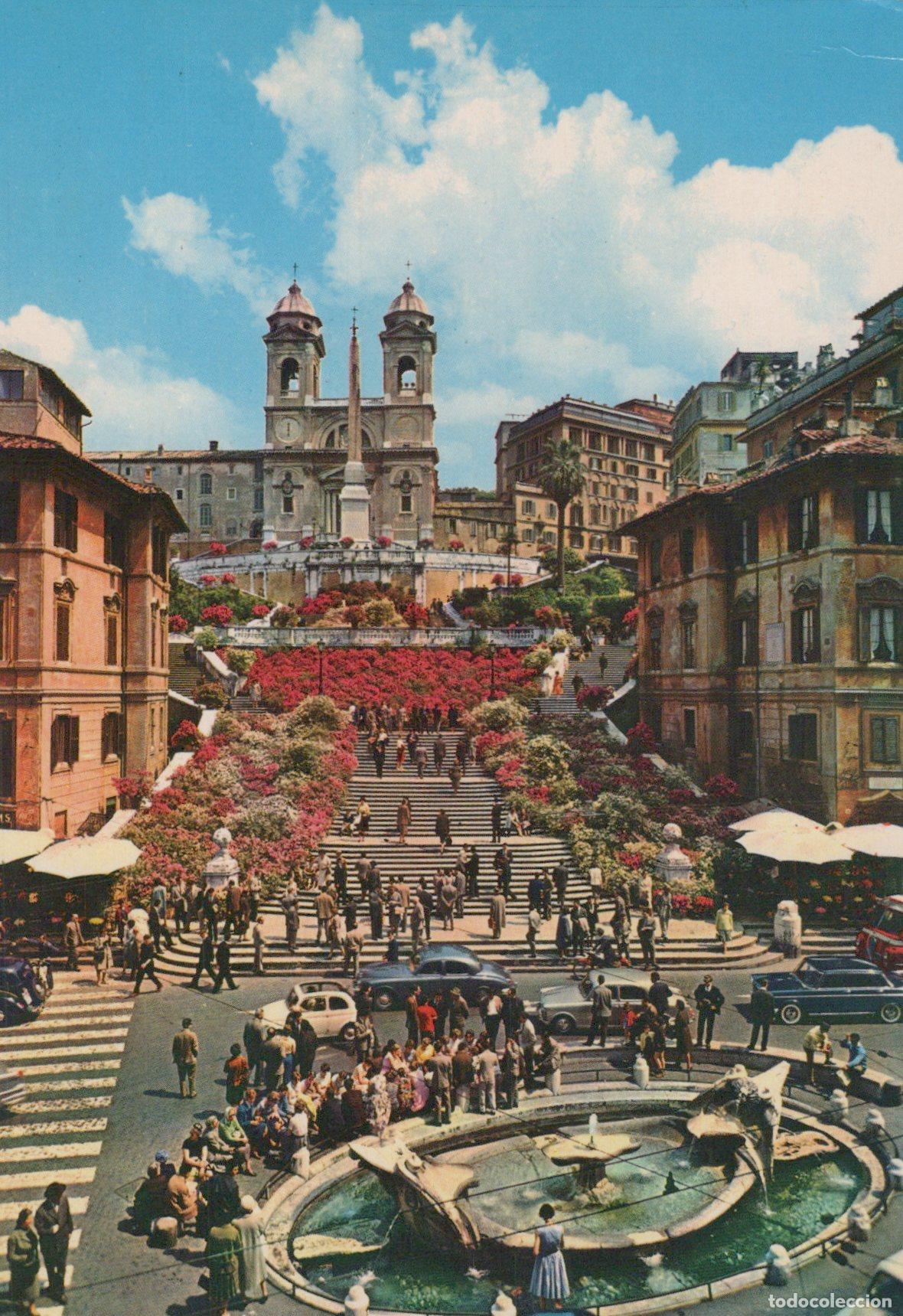 Cartes Postales: Italy Rome Piazza Spagna Scalinata Fontana della Unposted *YAK724