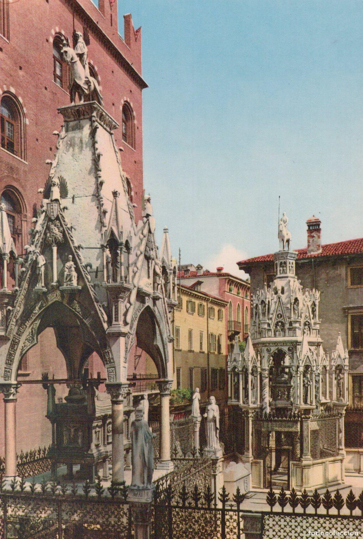 Postales: Italy Verona Arche Scaligere Architecture Monumento Unposted *YAK720