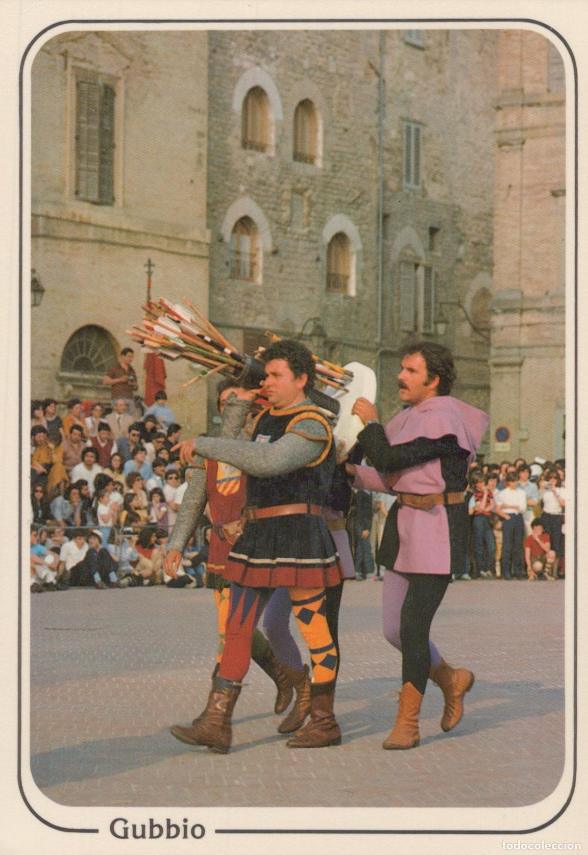 Postkarten: Italy Gubbio Crossbowmen Showing the Tasso *YAK744