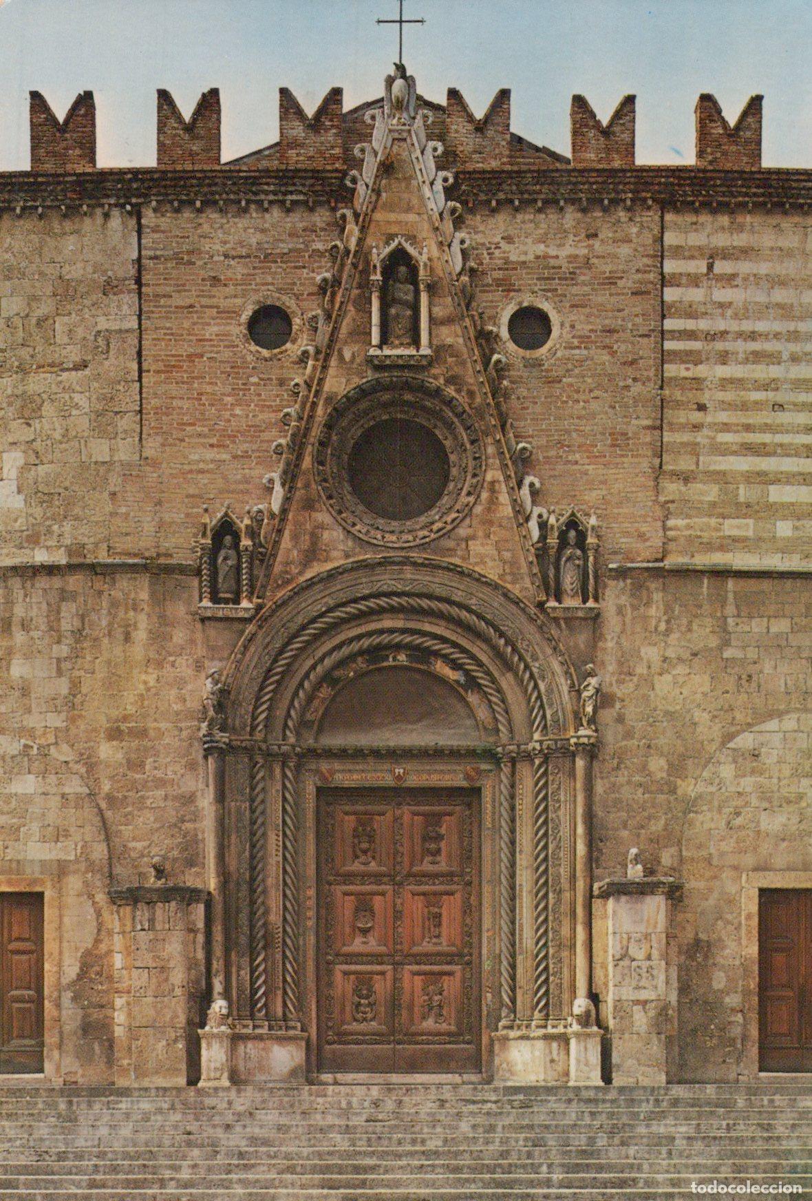 Postales: Italy Teramo Portale Duomo Architecture Religion Unposted *YAK745