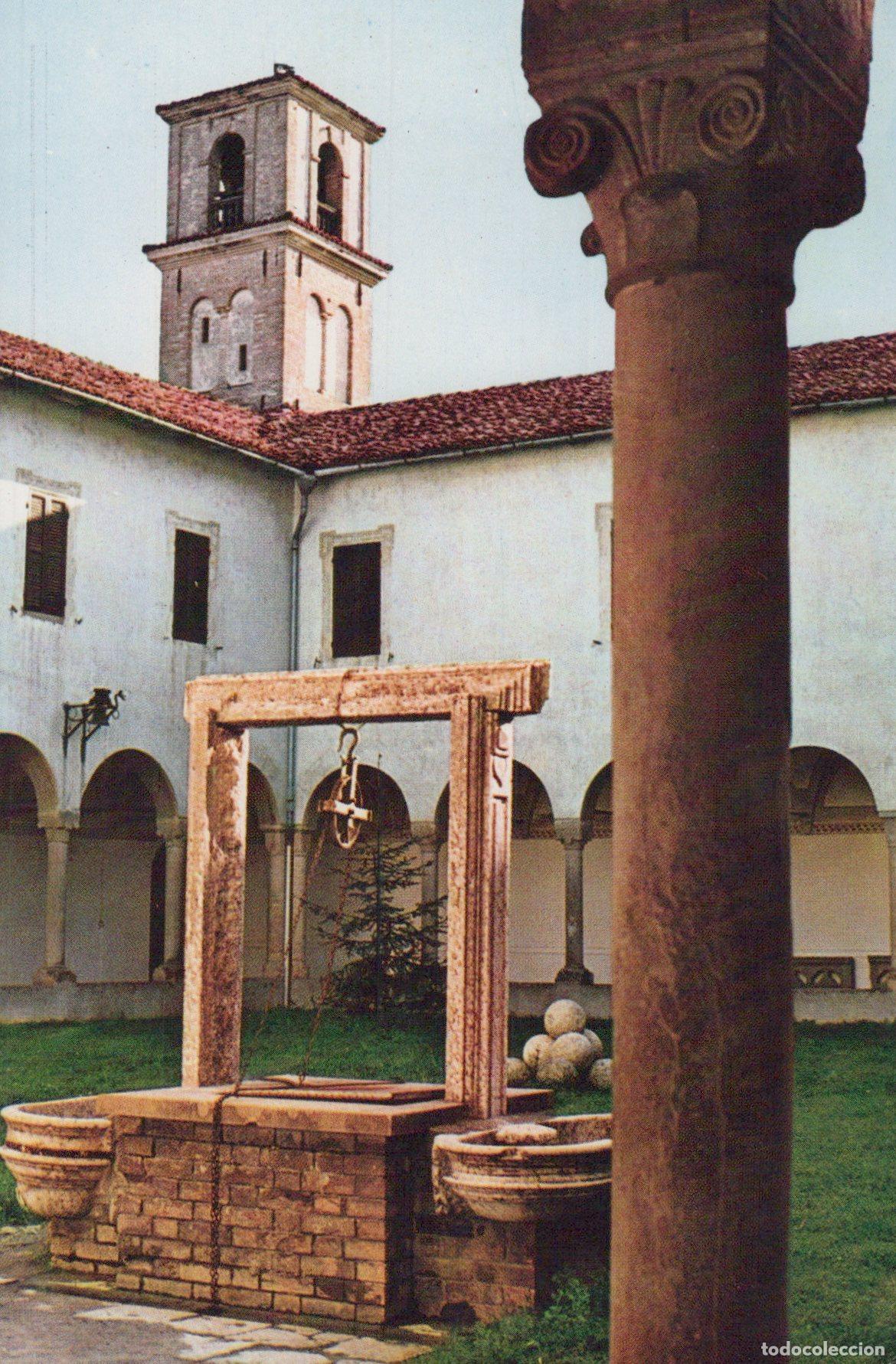Postales: Italy Torrechiara Badia Benedettina Chiostro Architecture Unposted *YAK750