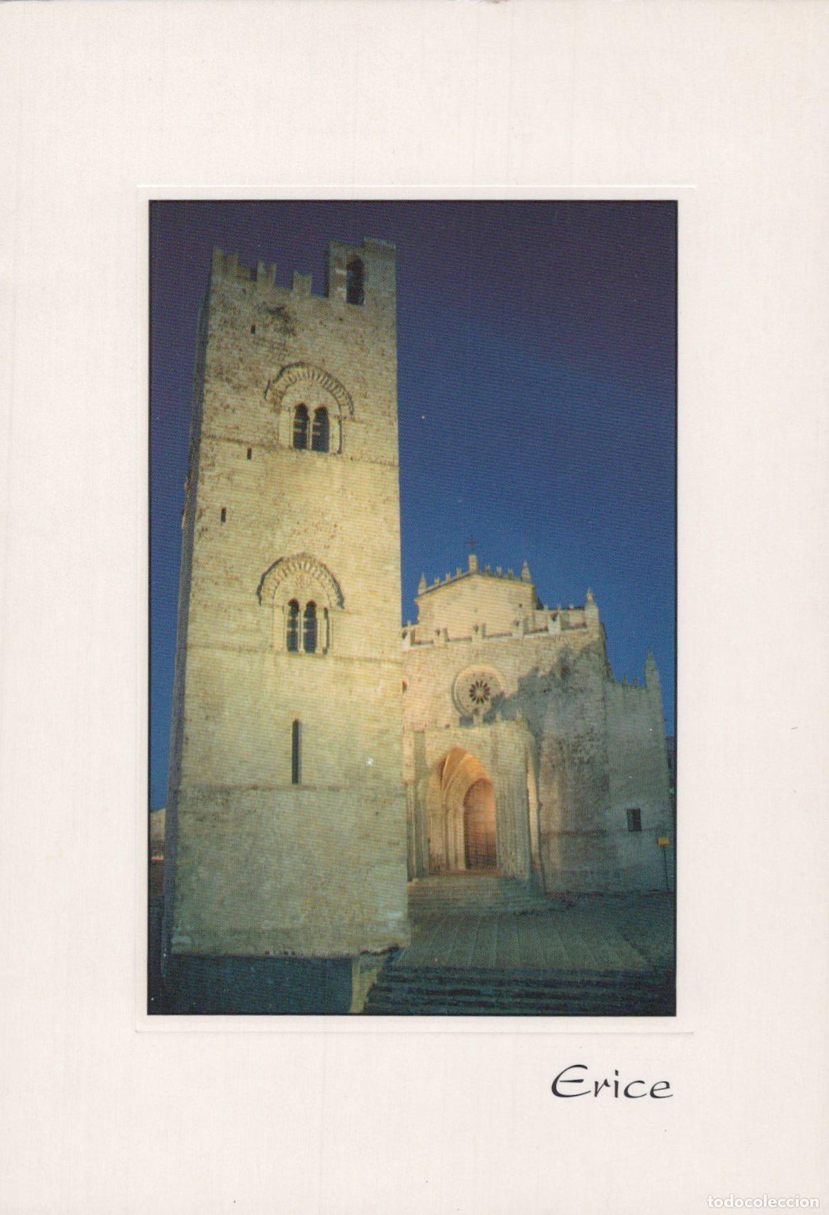 Postales: Italy Erice Duomo la Torre Campanaria Architecture Unposted *YAK775