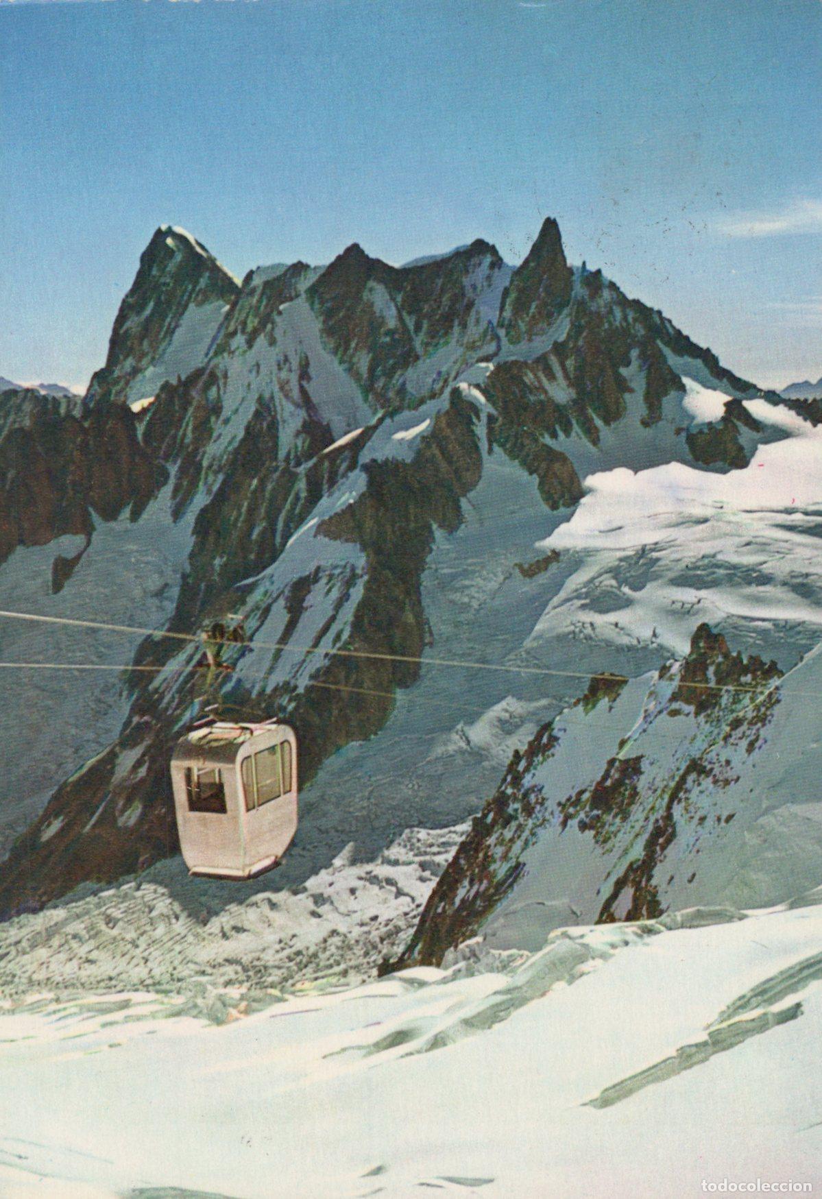 Cartes Postales: Italy Courmayeur Glacier Cableway Grandes Jorasses *YAK909