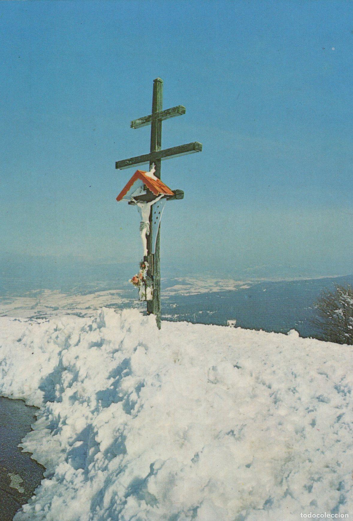 Postales: Italy La Sila Valico Monte Scuro M 1660 Landscape Religion Unposted *YAK949