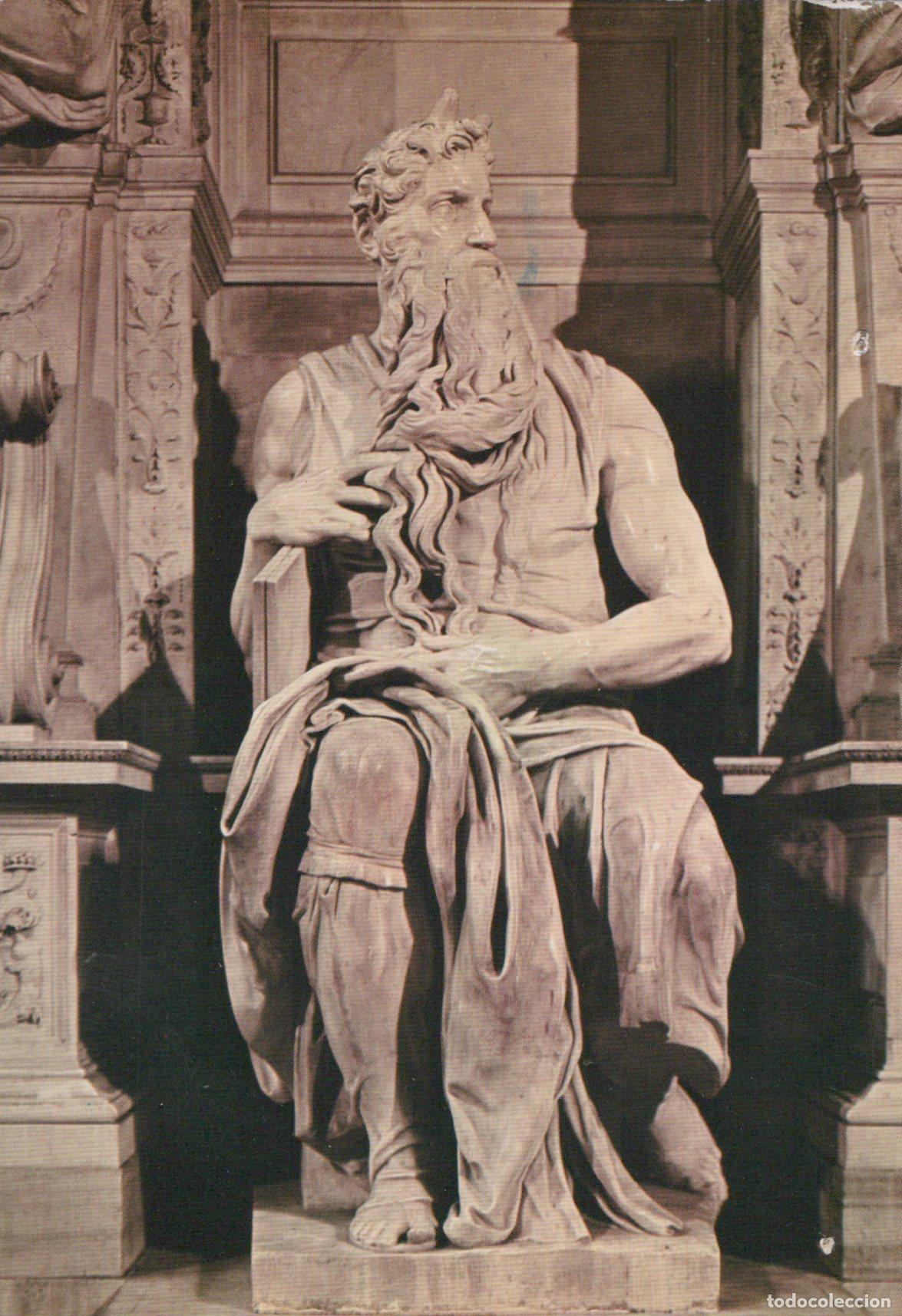 Postales: Italy Rome Basilica St Peter in Vincoli Moses Sculpture Posted *YAK955