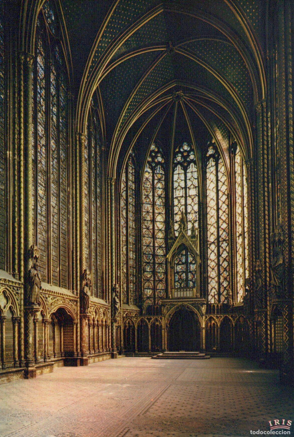 Postales: France Paris Ile Sainte-Chapelle Interior Architecture Unposted *YAK974