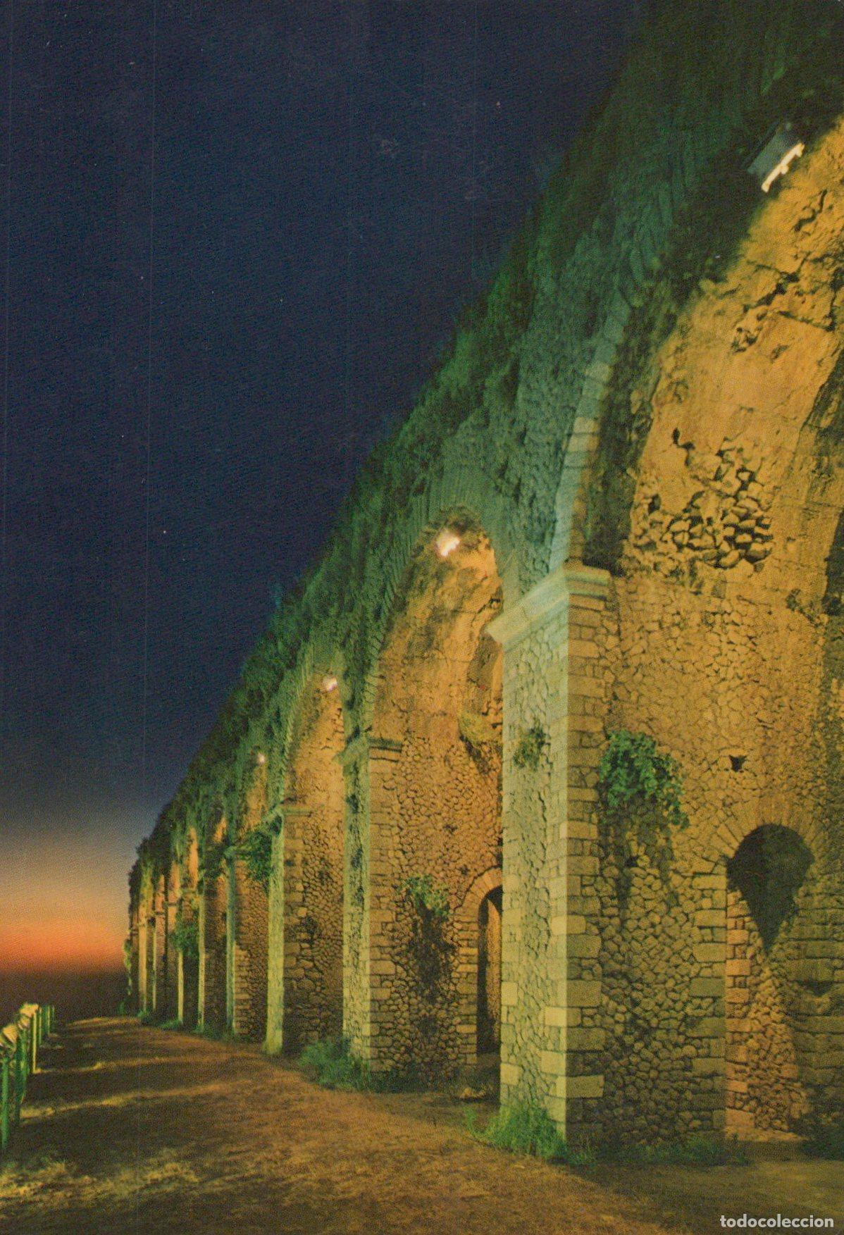 Postales: Italy Terracina Tempio Giove Anxur Notturno Architecture Posted *YAK980
