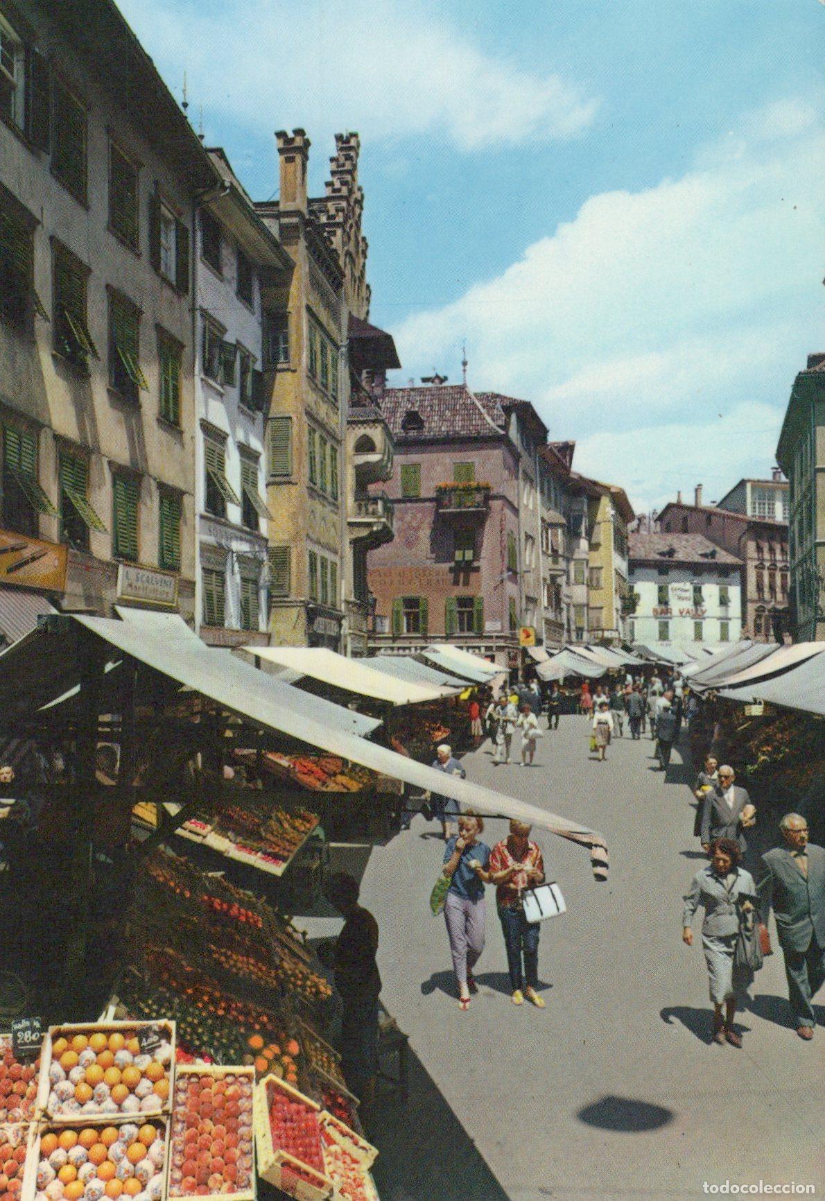 Postales: Italy Bolzano Piazza Delle Erbe Mercato Unposted *YAK985