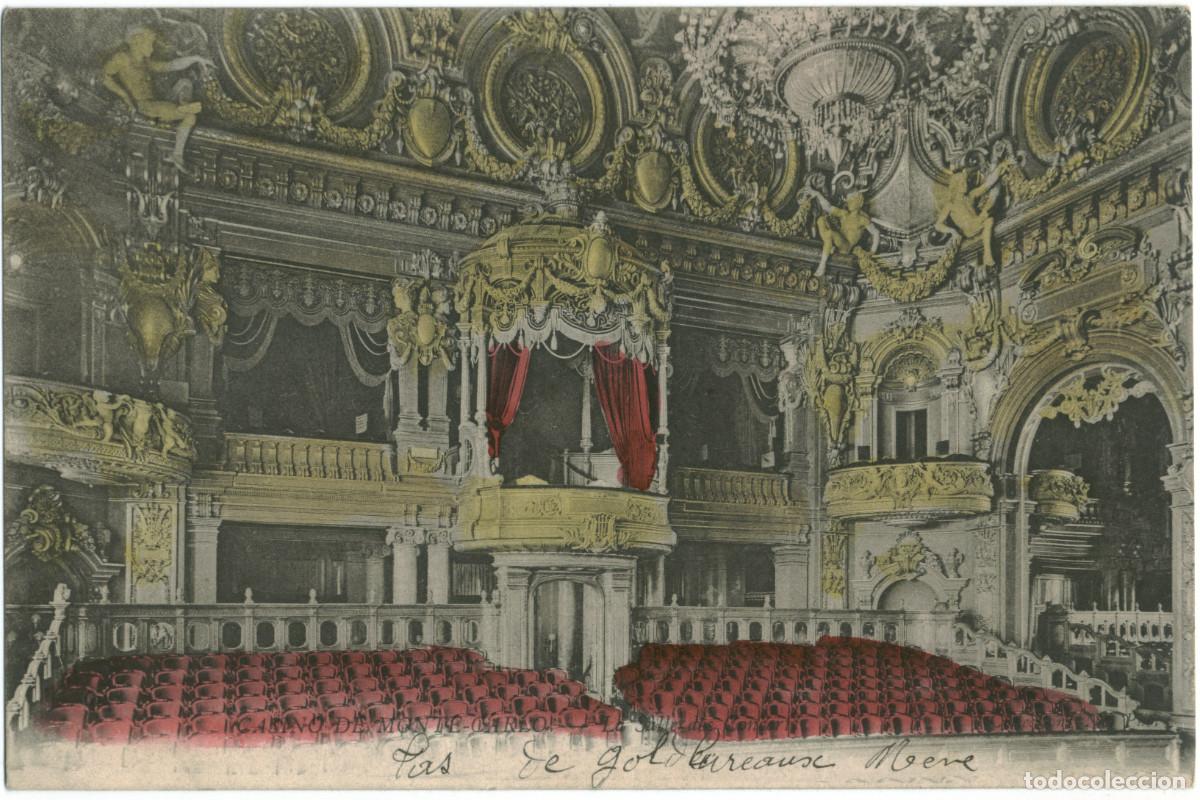 Postcards: MONTECARLO_Casino. La salle des Concerts_Sin datos / Teatros M&oacute;naco
