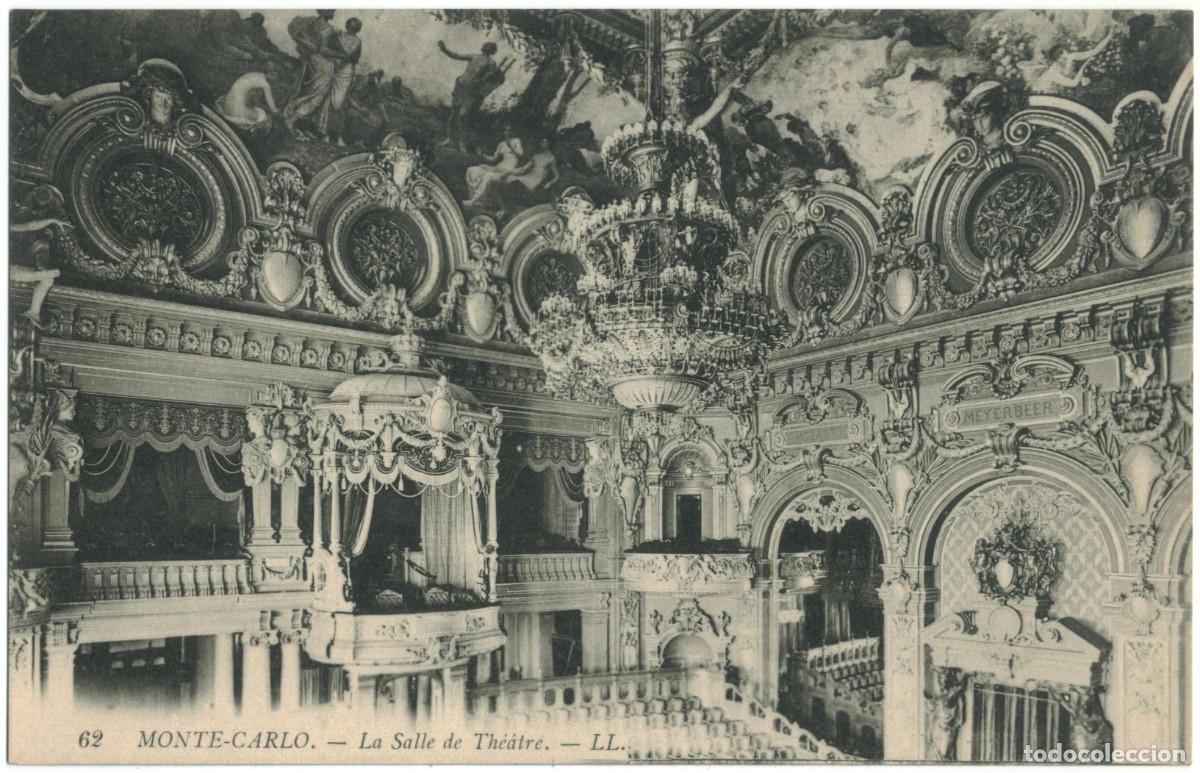 Postcards: MONTECARLO_La salle de Th&eacute;&acirc;tre_LL; 62 / Teatros M&oacute;naco