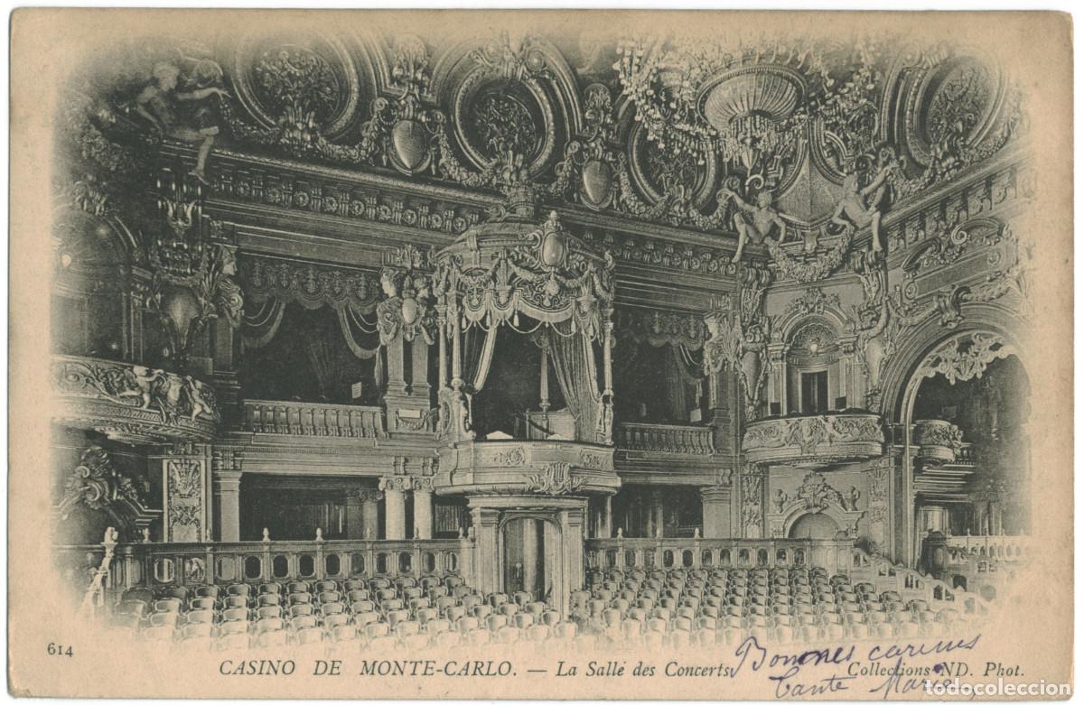 Postcards: MONTECARLO_Casino. La salle des Concerts_Neurdein; 614 / Teatros M&oacute;naco