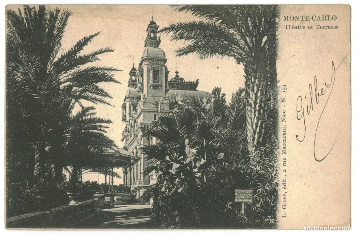 Postcards: MONTECARLO_Th&eacute;&acirc;tre et Terrasse_L. Gross; 152 / Teatros M&oacute;naco