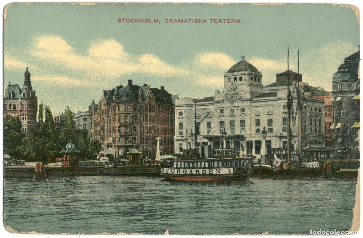 Postales: STOCKHOLM_Dramatiska Teatern_K. Holmstr&ouml;m / Teatros Suecia