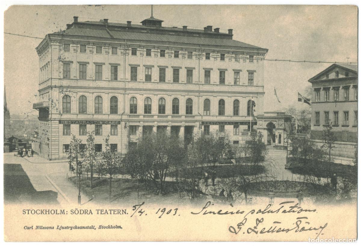 Postales: STOCKHOLM_S&ouml;dra Teatern_Carl Nilssons Ljustrycksanstalt / Teatros Suecia