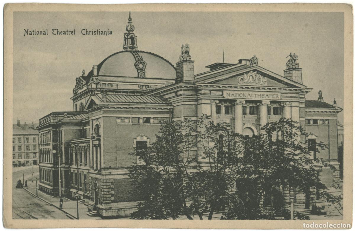 Postales: CHRISTIANIA (Oslo)_Nationaltheatret_Eneret; 1094 / Teatros Noruega