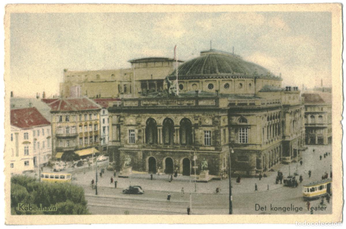 Postales: K&Oslash;BENHAVN_Kongelige Teater_Sin datos / Teatros Dinamarca