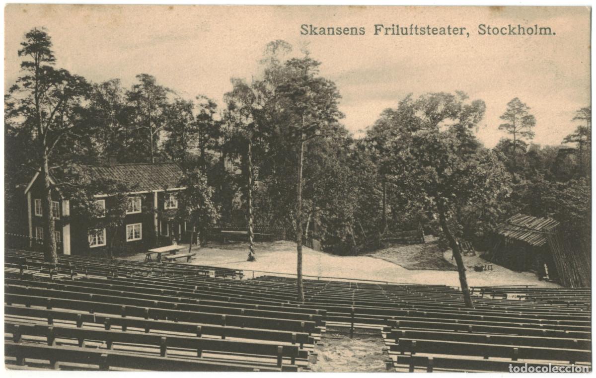 Postales: STOCKHOLM_Skansens Friluftsteater_Sin datos / Teatros Suecia