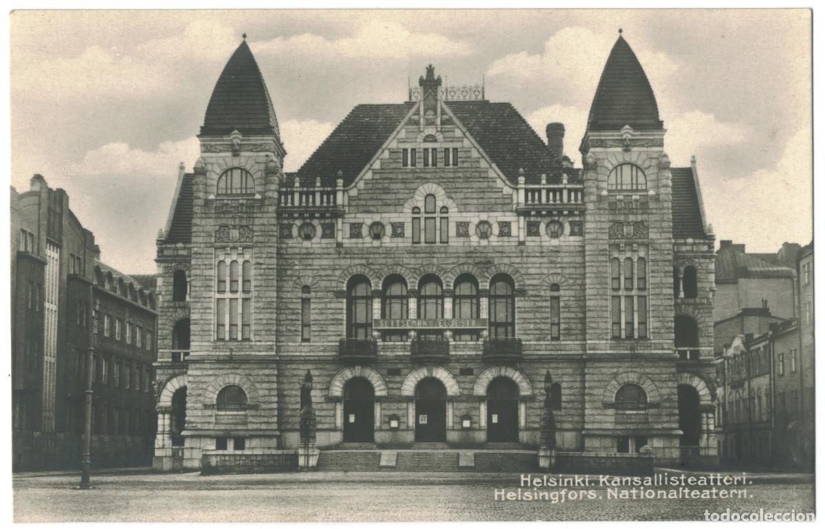Postales: HELSINKI (Helsingfors)_Kansallisteatteri. Nationalteatern_OHH / Teatros Suecia