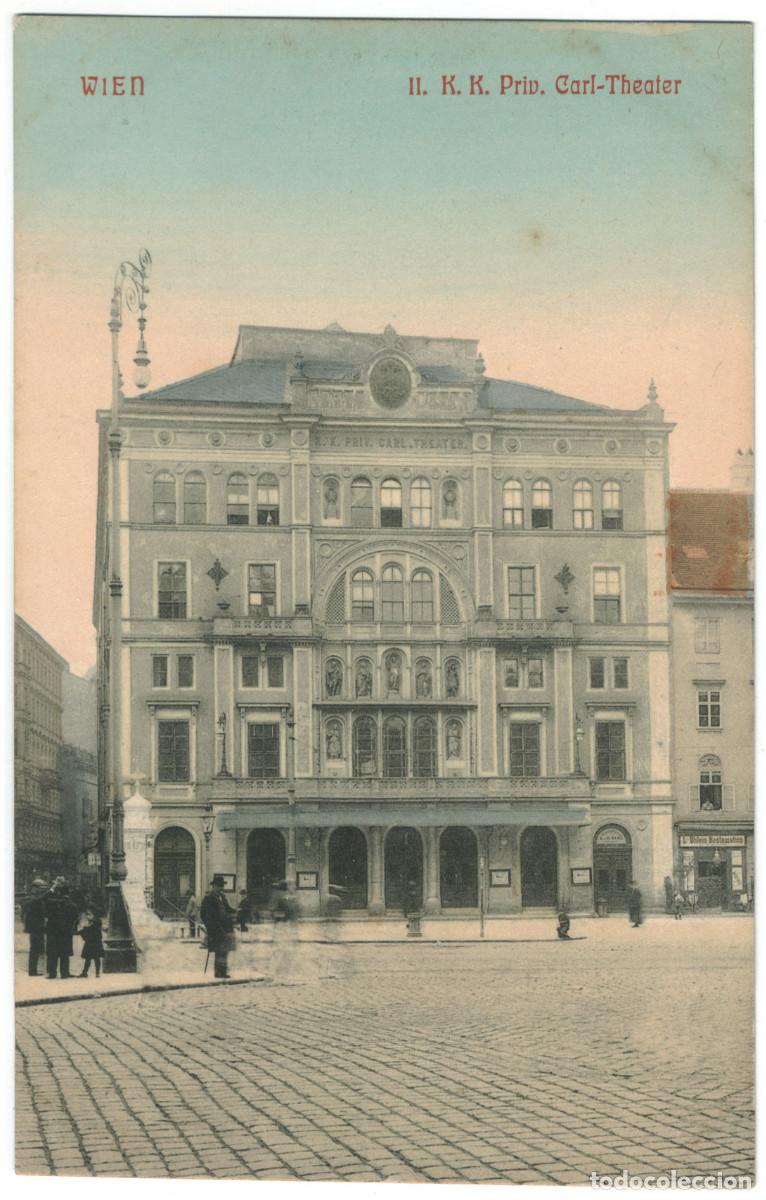 Postales: WIEN. H. K. K. Priv. Garl-Theater_Sin daos; 29 / Teatros Austria