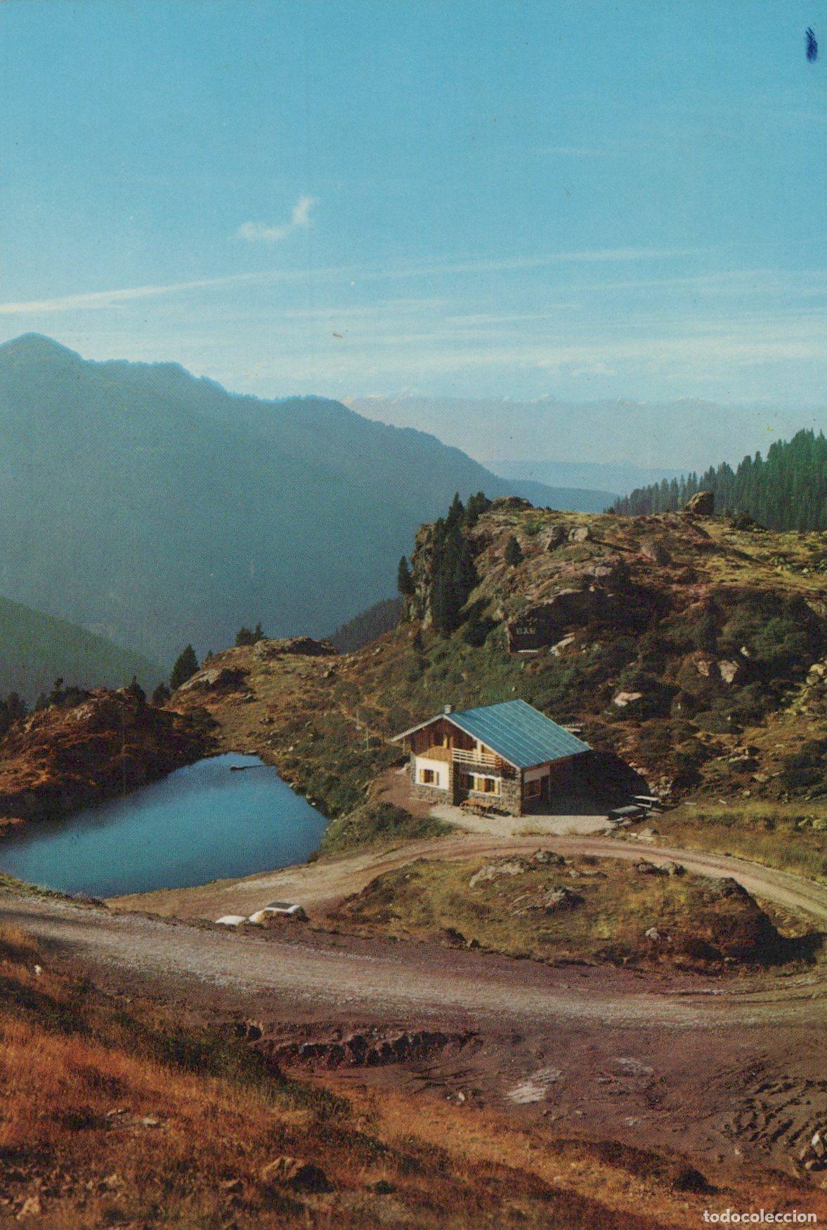 Cartoline: Italy Passo Manghen Baita Hutte Laghetto Cadinello Mountain Lake *YAM002