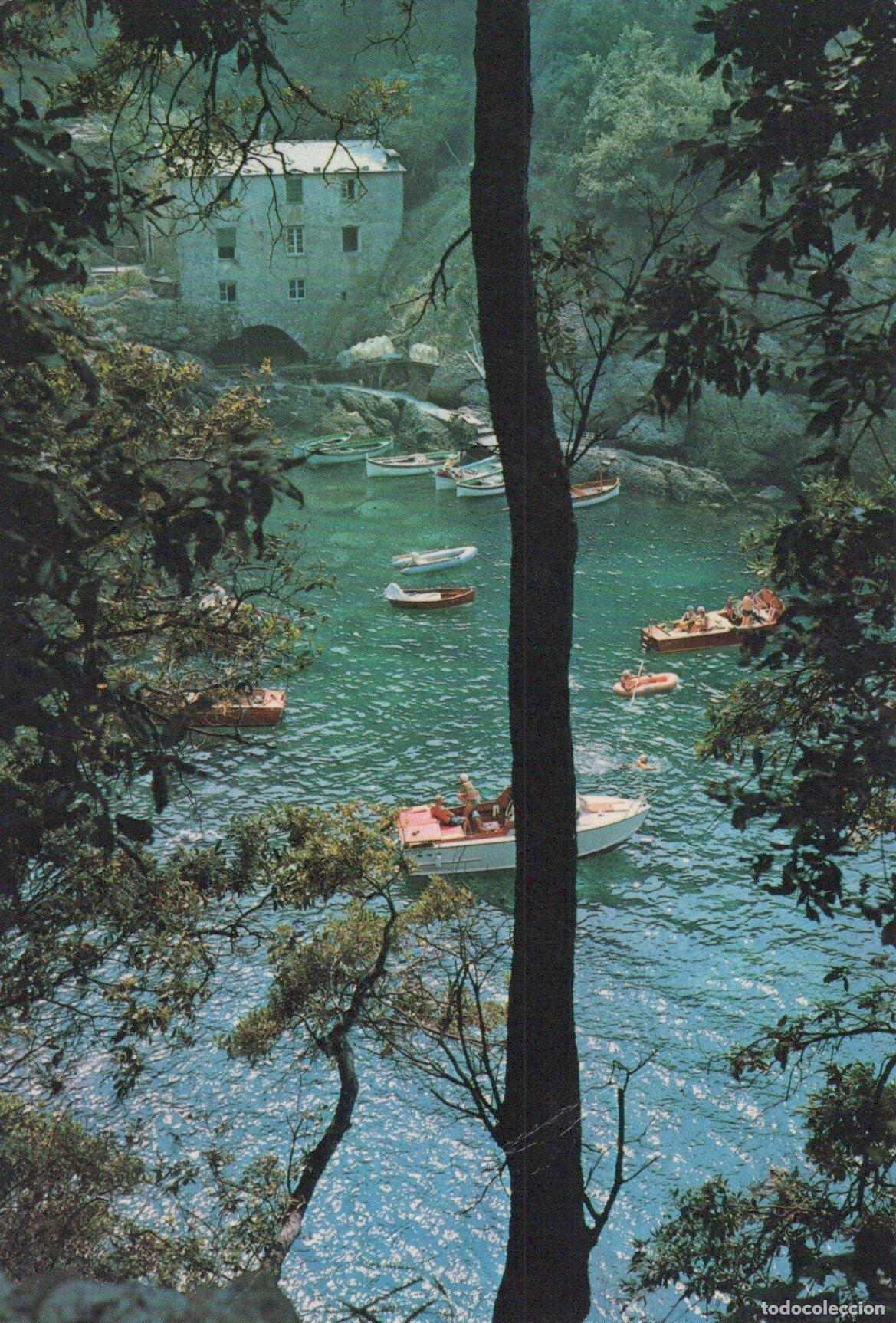 Cartoline: Italy Camogli S Fruttuoso DI Riviera Azzurra Boats in Bay *YAM003