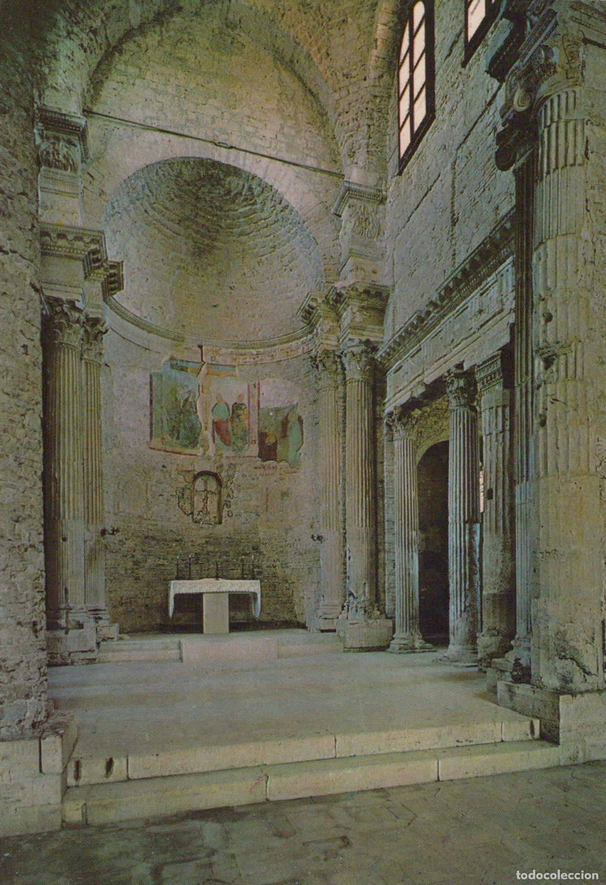 Postais: Italy Spoleto Basilica DI S Salvatore Interior Architecture Unposted *YAM035