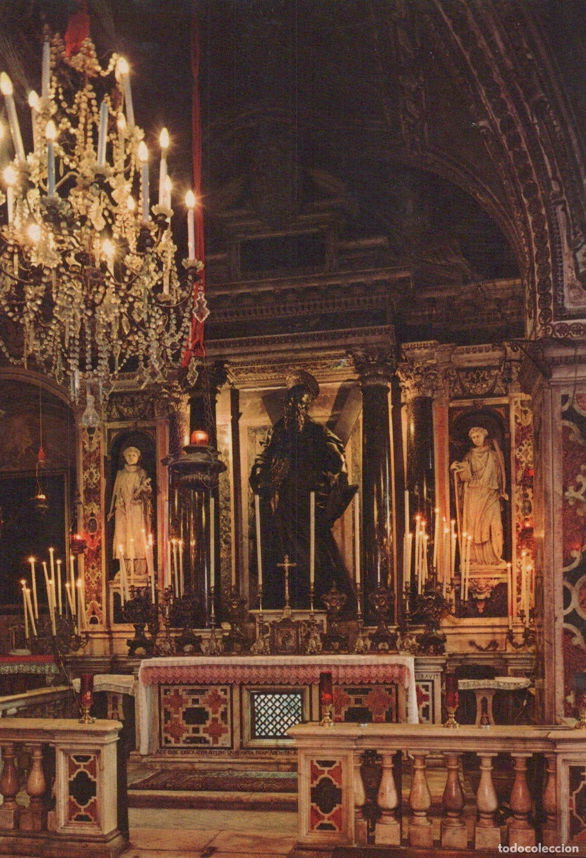 Postcards: Italy Amalfi Cathedral Crypt Interior With Statue of St Andrew Unposted *YAM055