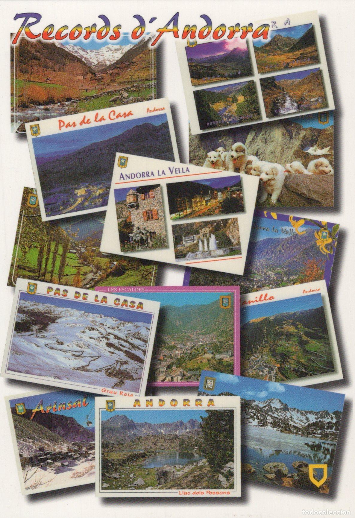 Postais: Andorra Andorra la Vella Records Collage Pas de la Casa Arinsal la Vella *YAM051