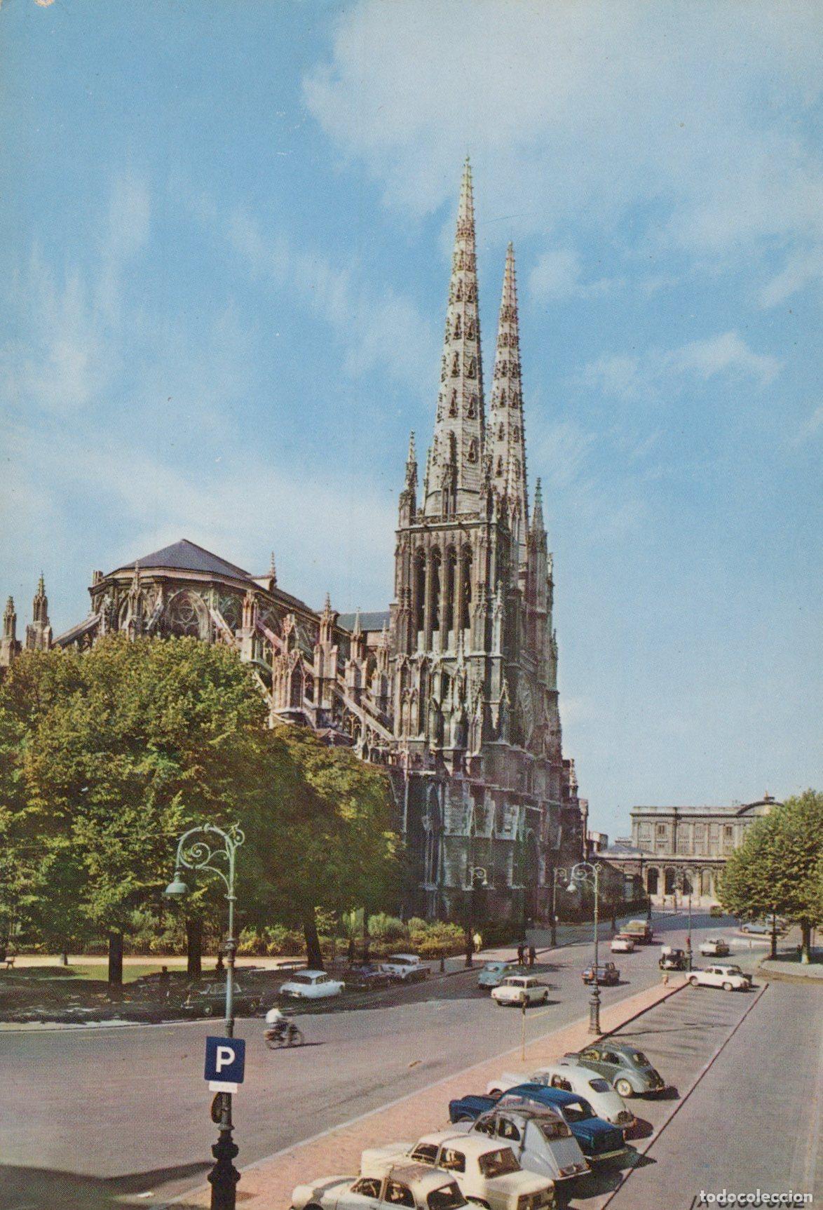 Postais: France Bordeaux La Cath&eacute;drale St Andr&eacute; Gothic Cathedral Vintage Unposted *YAM114