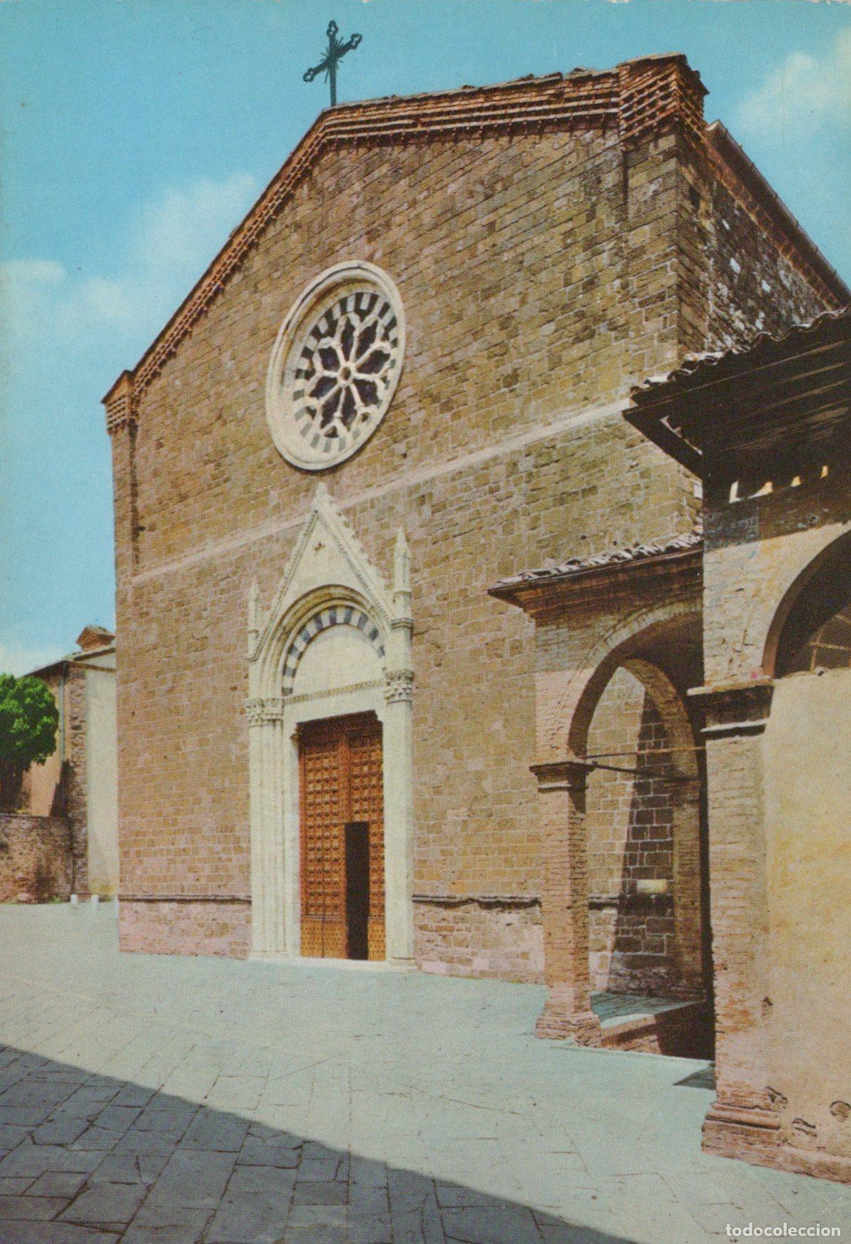 Postkarten: Italy Montalcino Siena Church of S Agostino 14th Century Italian *YAM130
