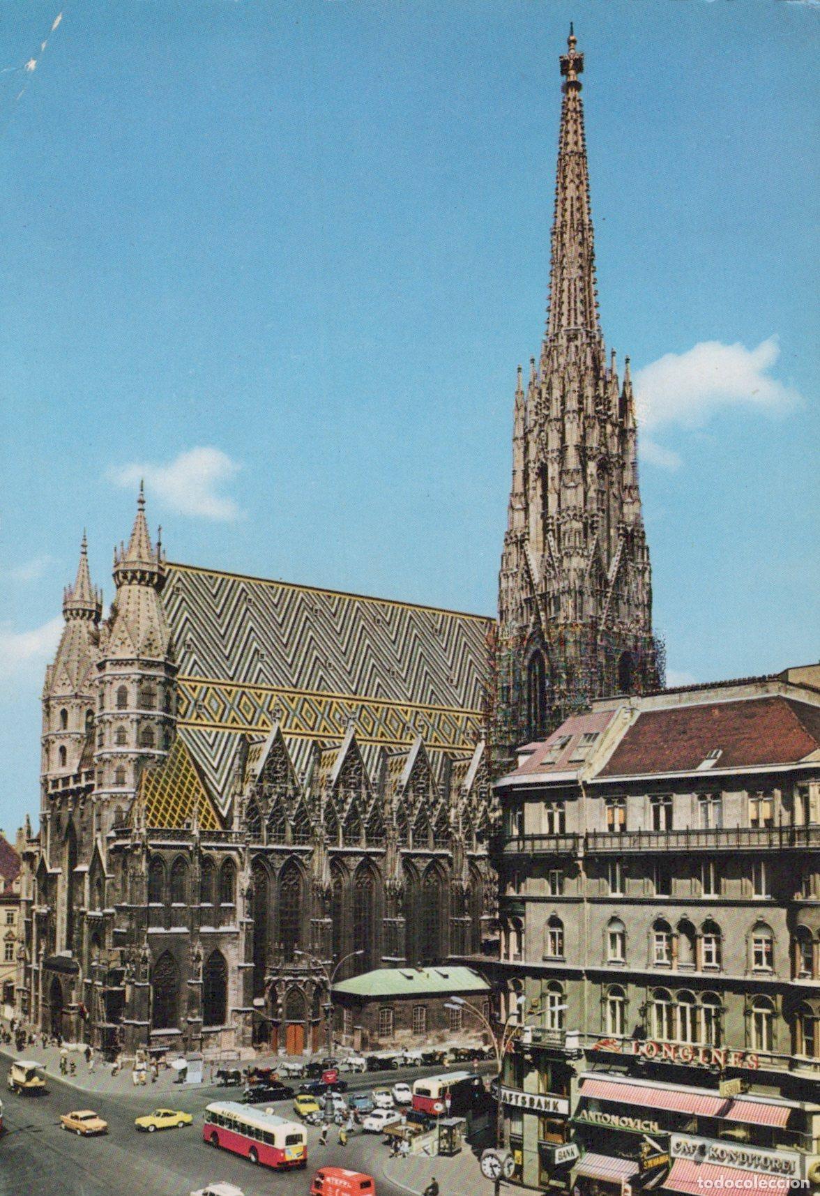 Postales: Austria Vienna St Stephen S Cathedral Stephansdom Gothic Architecture *YAM140
