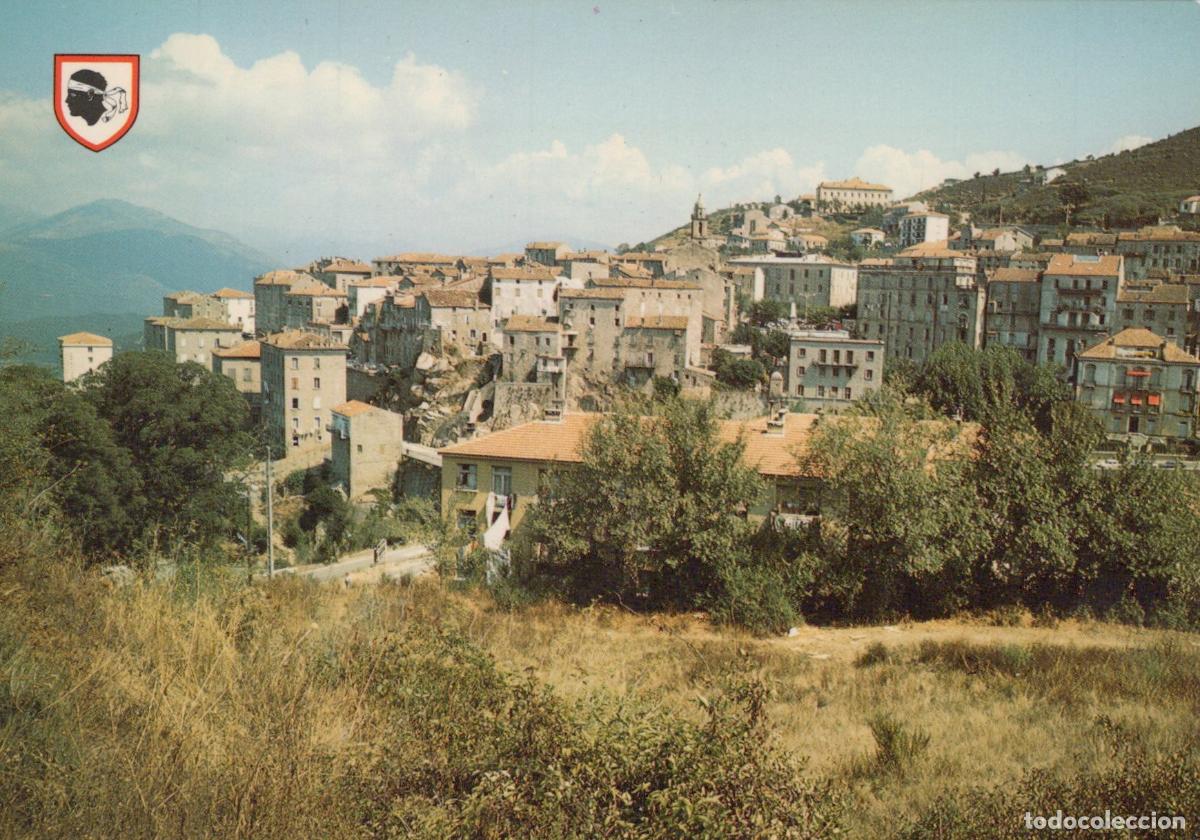 Postales: France Sartene Hilltop Village Panoramic View French Island Unposted *YAM160