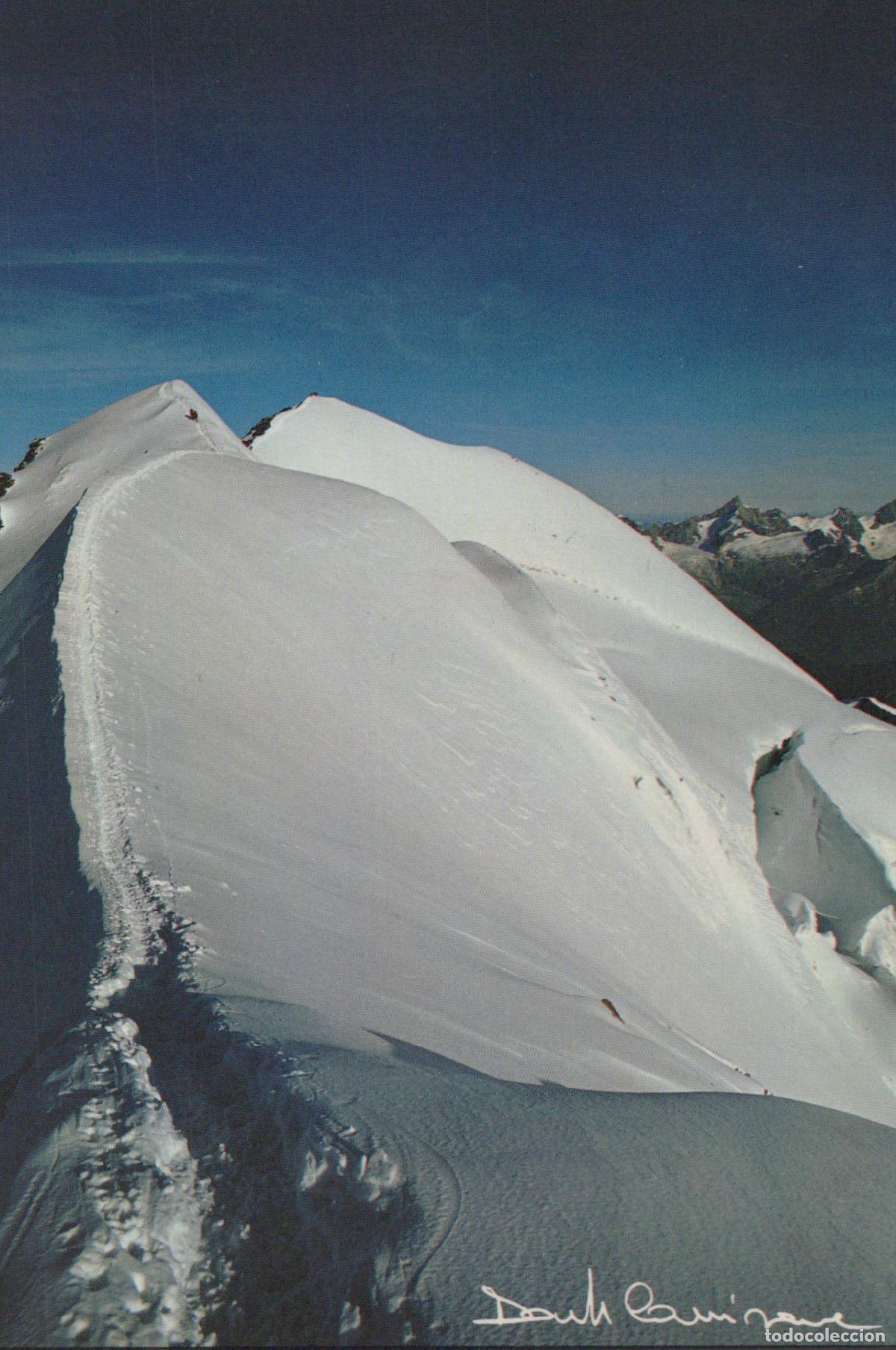 Postales: Italy Monte Rosa Castore 4221m Snow Covered Mountain Ridge *YAM116