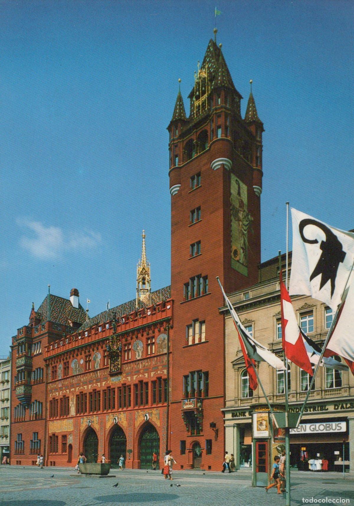Cartoline: Switzerland Basel Rathaus Historic City Hall Architecture *YAM126