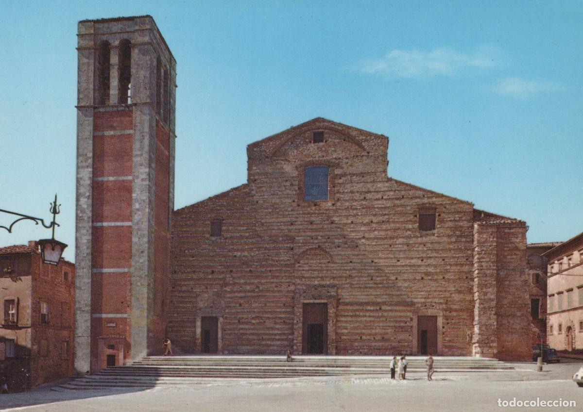 Cartoline: Italy Montepulciano Cathedral Historic Architecture Bell Tower Unposted *YAM183