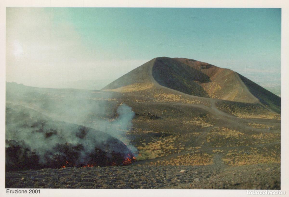 Cartoline: Italy Mount Etna Sicily Eruption 2001 Volcano Landscape Unposted *YAM195