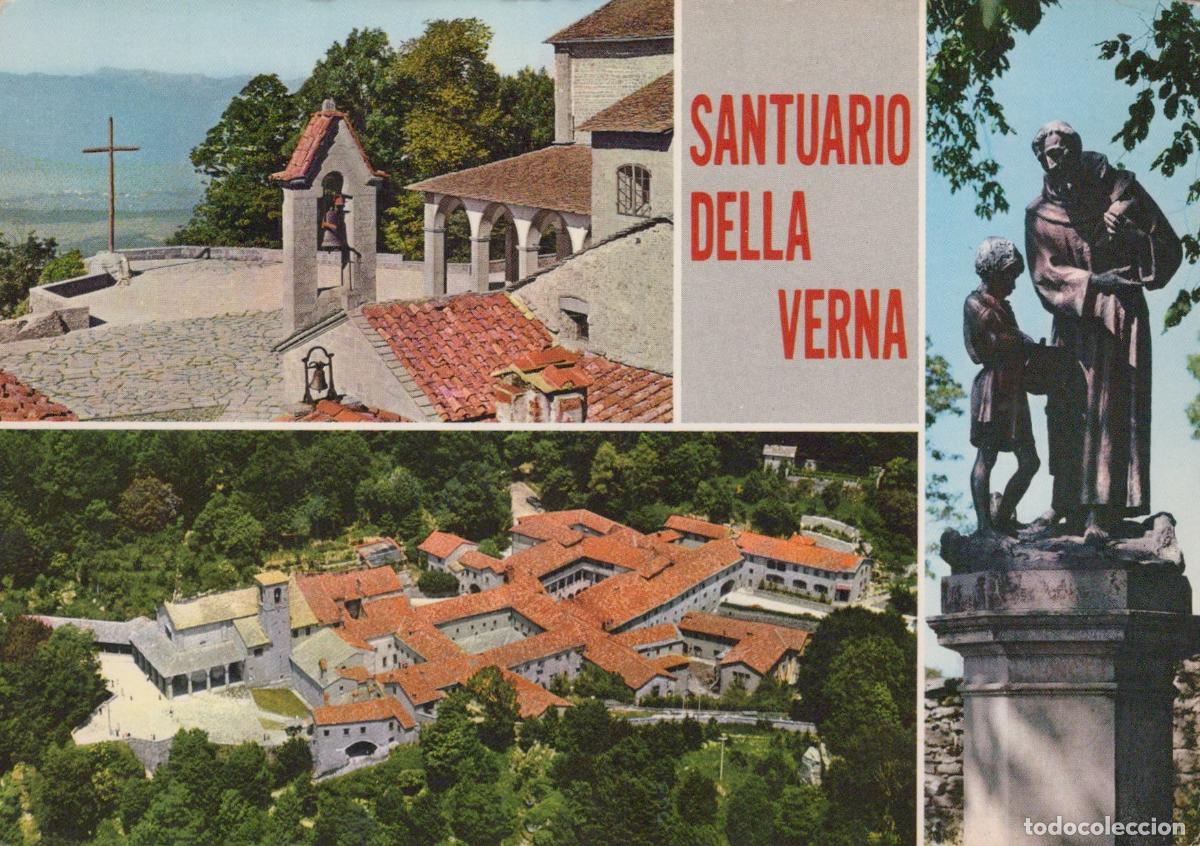 Cartoline: Italy La Verna Sanctuary Franciscan Monastery Aerial View Unposted *YAM199